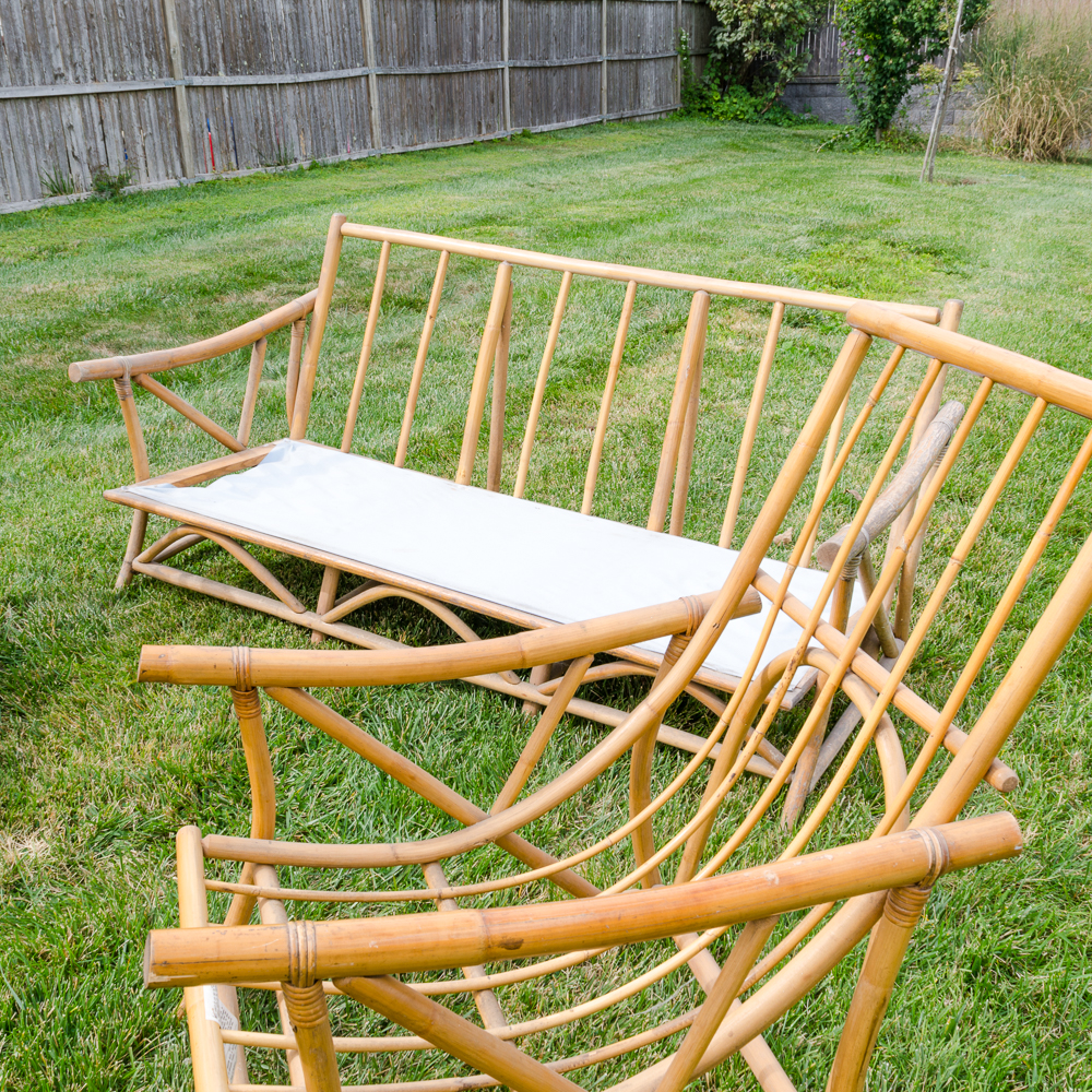 Set of Bamboo Outdoor Furniture by Modern Reed & Rattan Co.