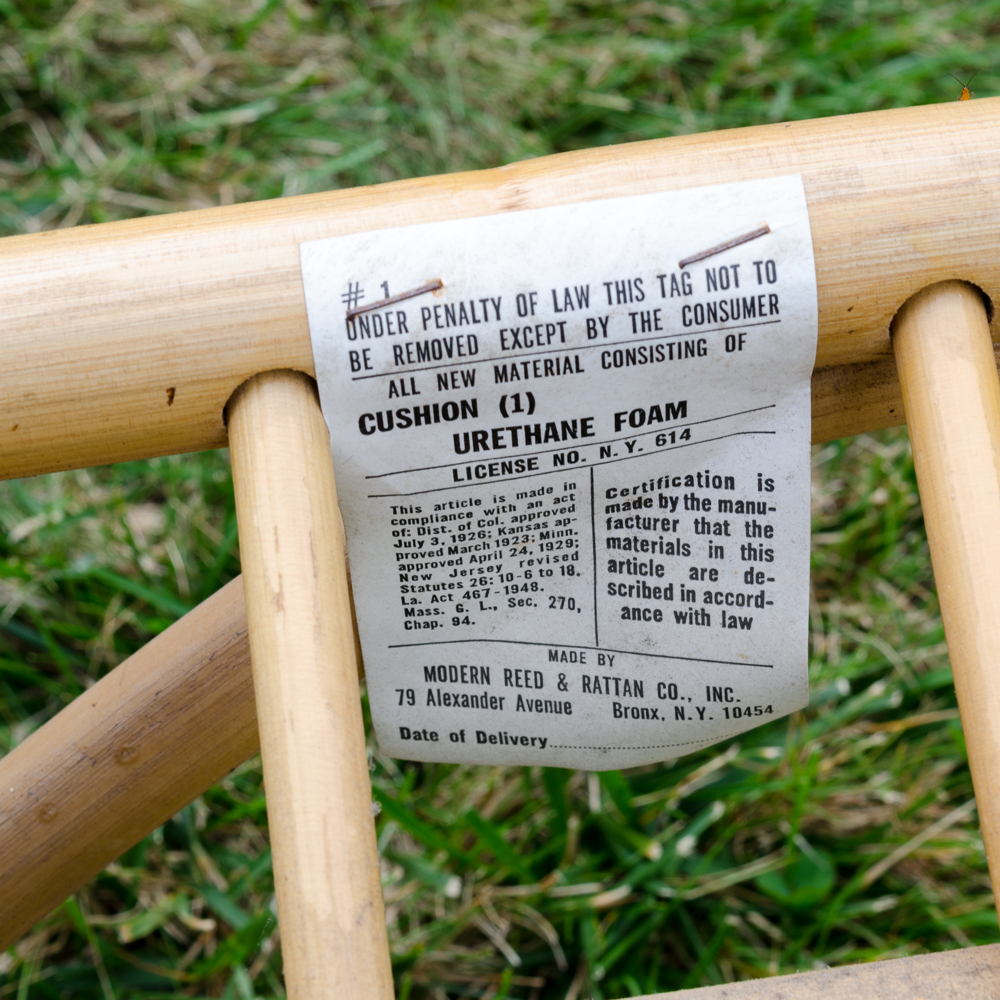 Set of Bamboo Outdoor Furniture by Modern Reed & Rattan Co.