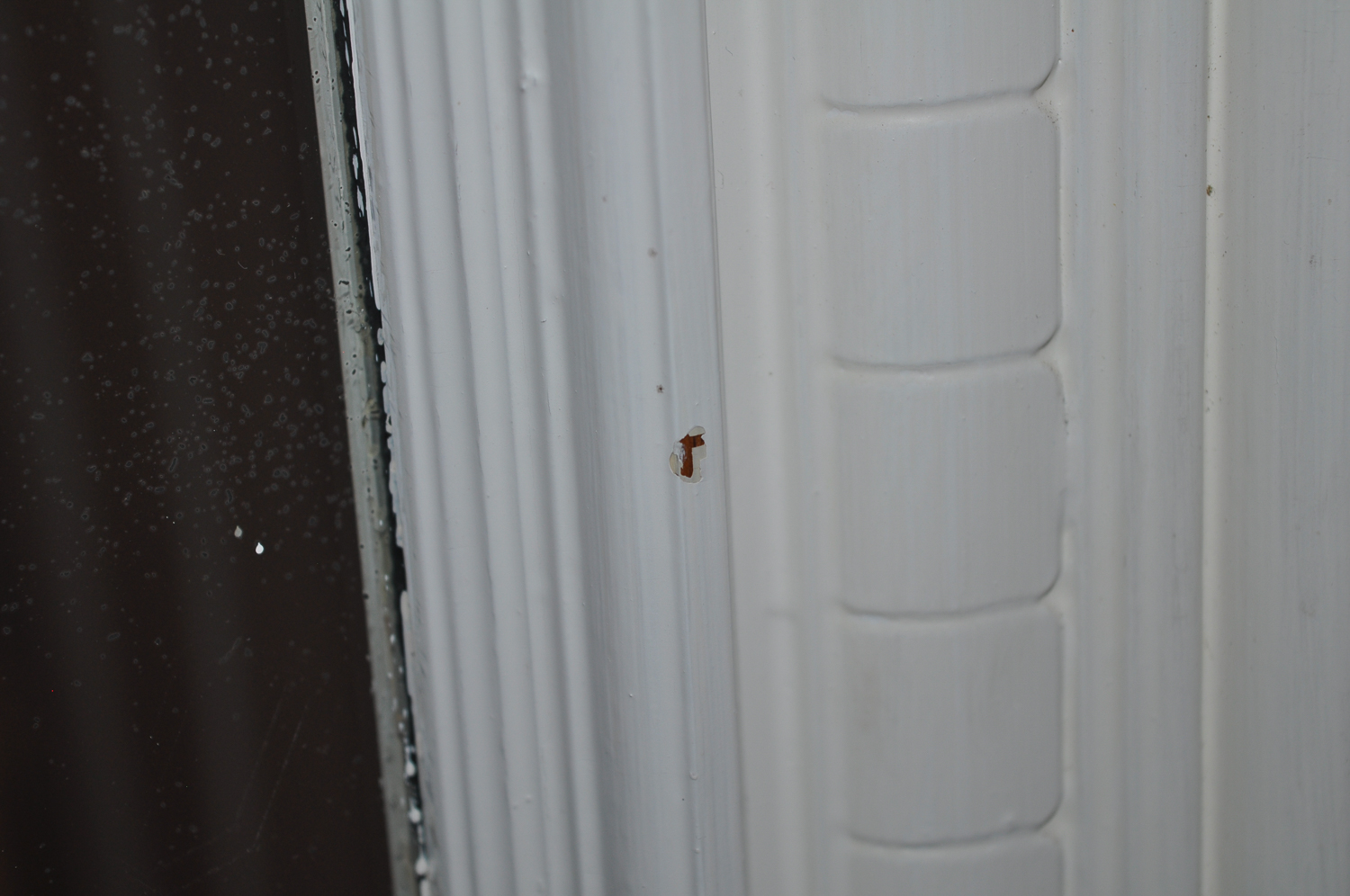 Vintage Wood Framed Wall Mirror