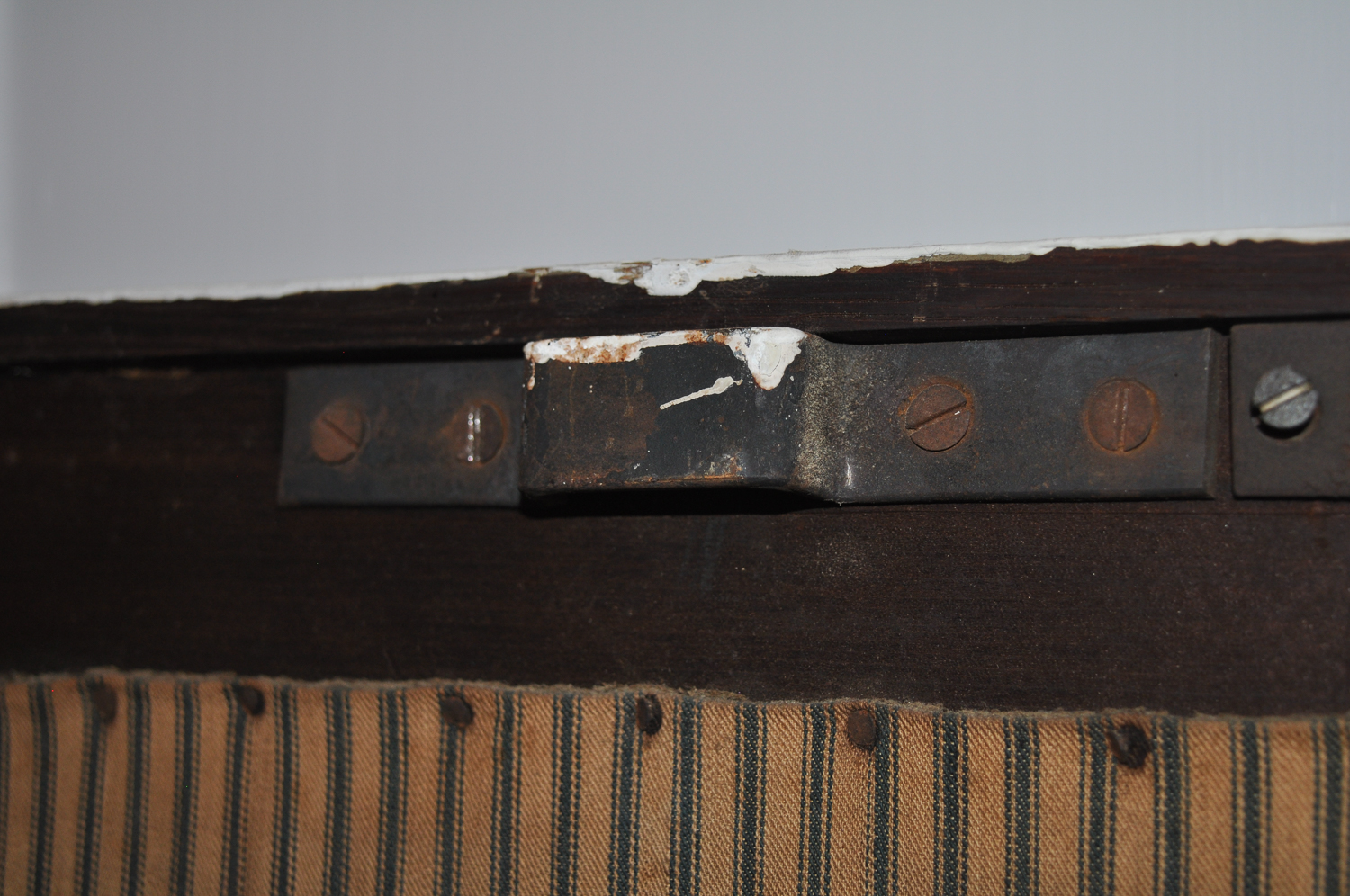 Vintage Wood Framed Wall Mirror