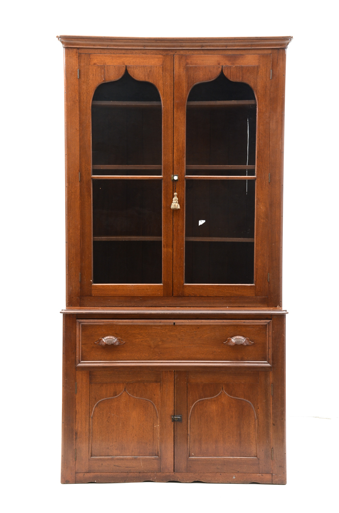 Secretary Hutch with Fall Down Desk Drawer Front