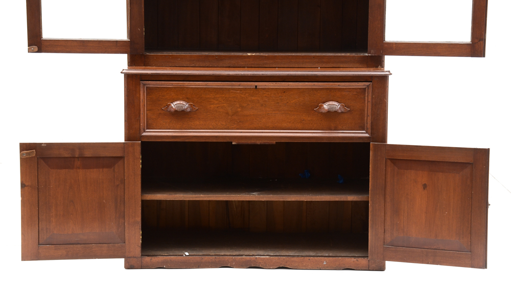 Secretary Hutch with Fall Down Desk Drawer Front