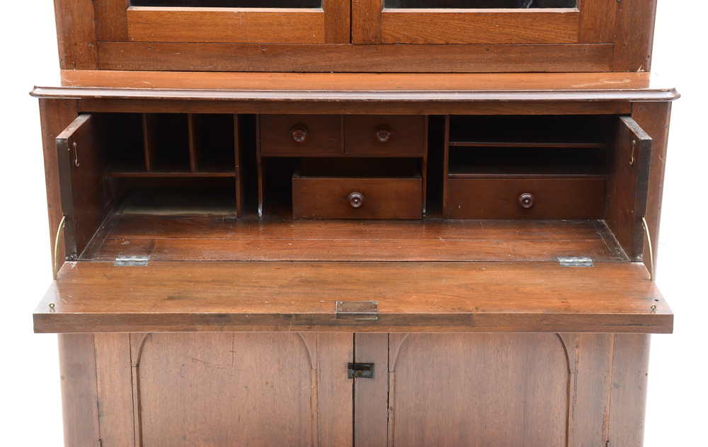 Secretary Hutch with Fall Down Desk Drawer Front