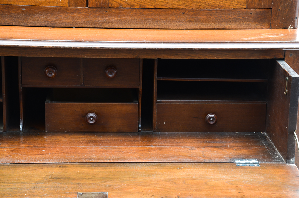 Secretary Hutch with Fall Down Desk Drawer Front