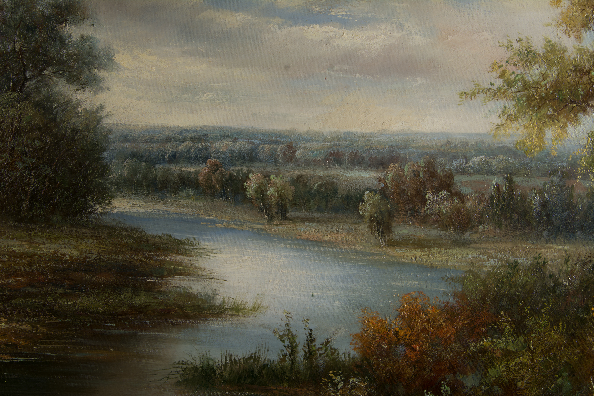 Berger Oil on Canvas Landscape Painting