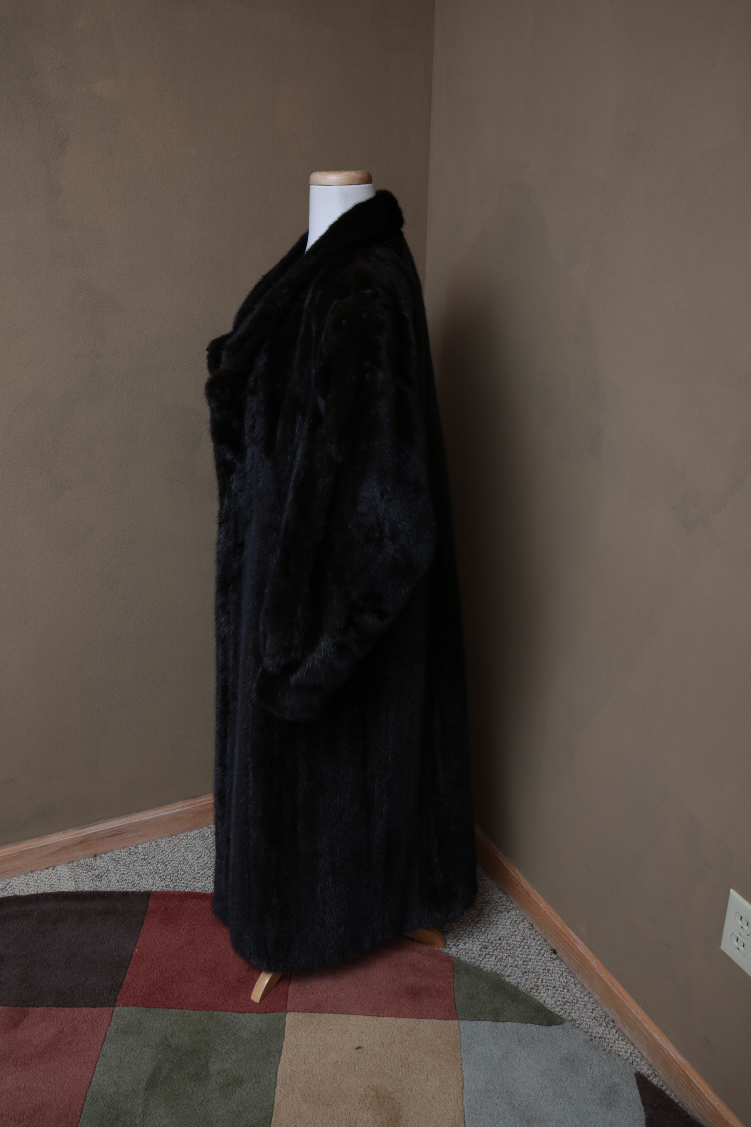Himmel & Sons Black Orchid Mink Fur Coat