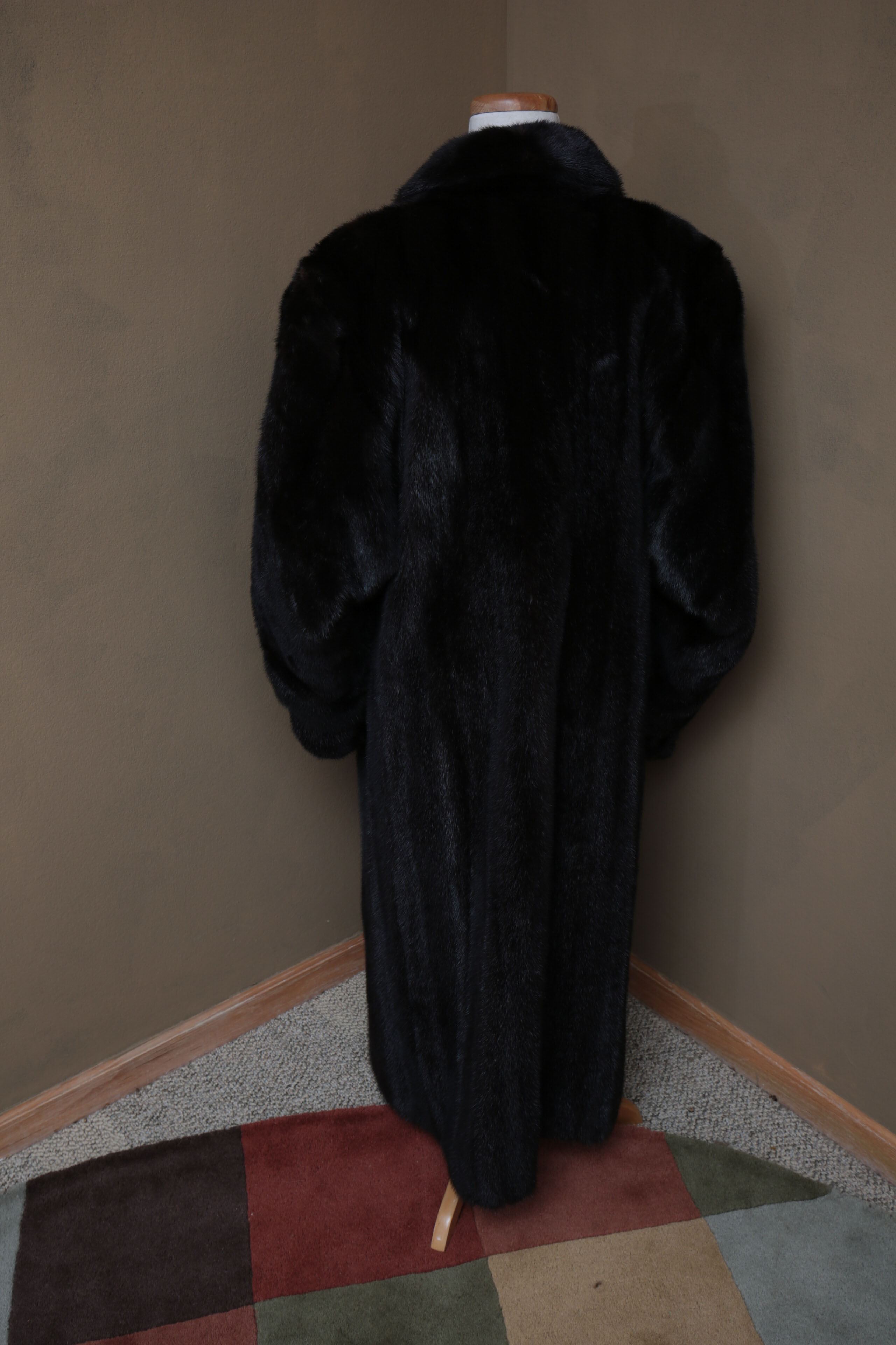 Himmel & Sons Black Orchid Mink Fur Coat