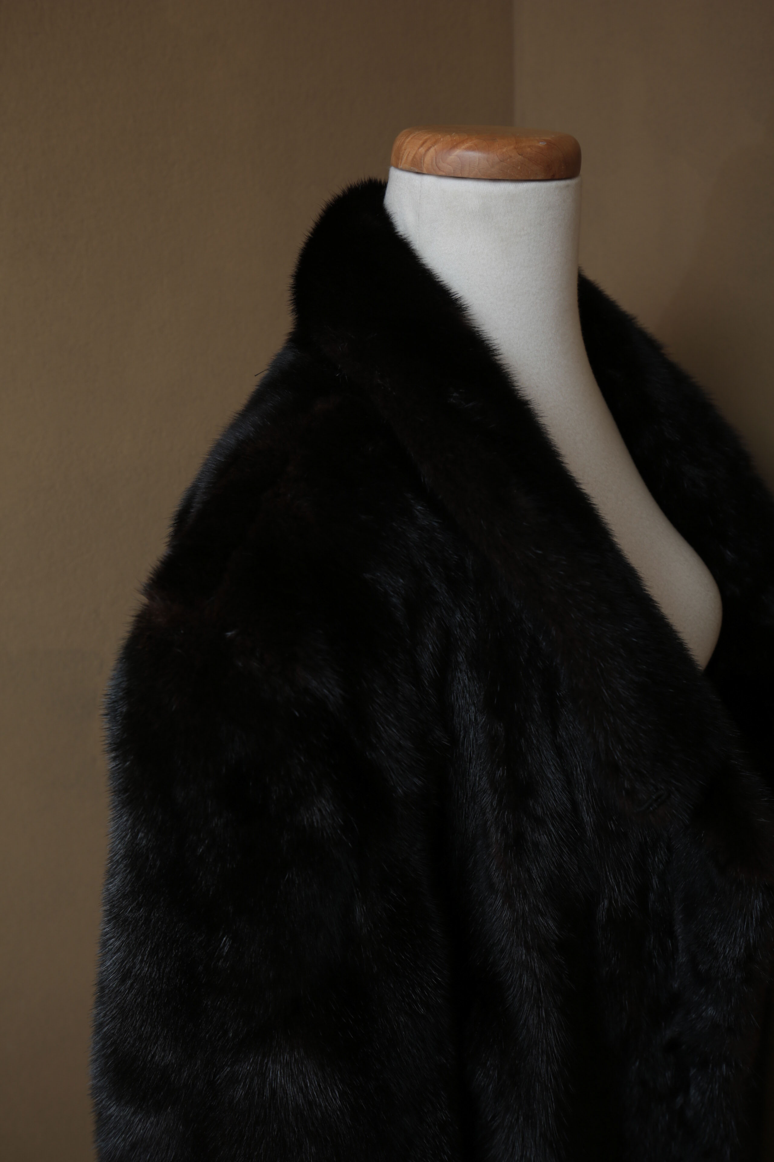 Himmel & Sons Black Orchid Mink Fur Coat
