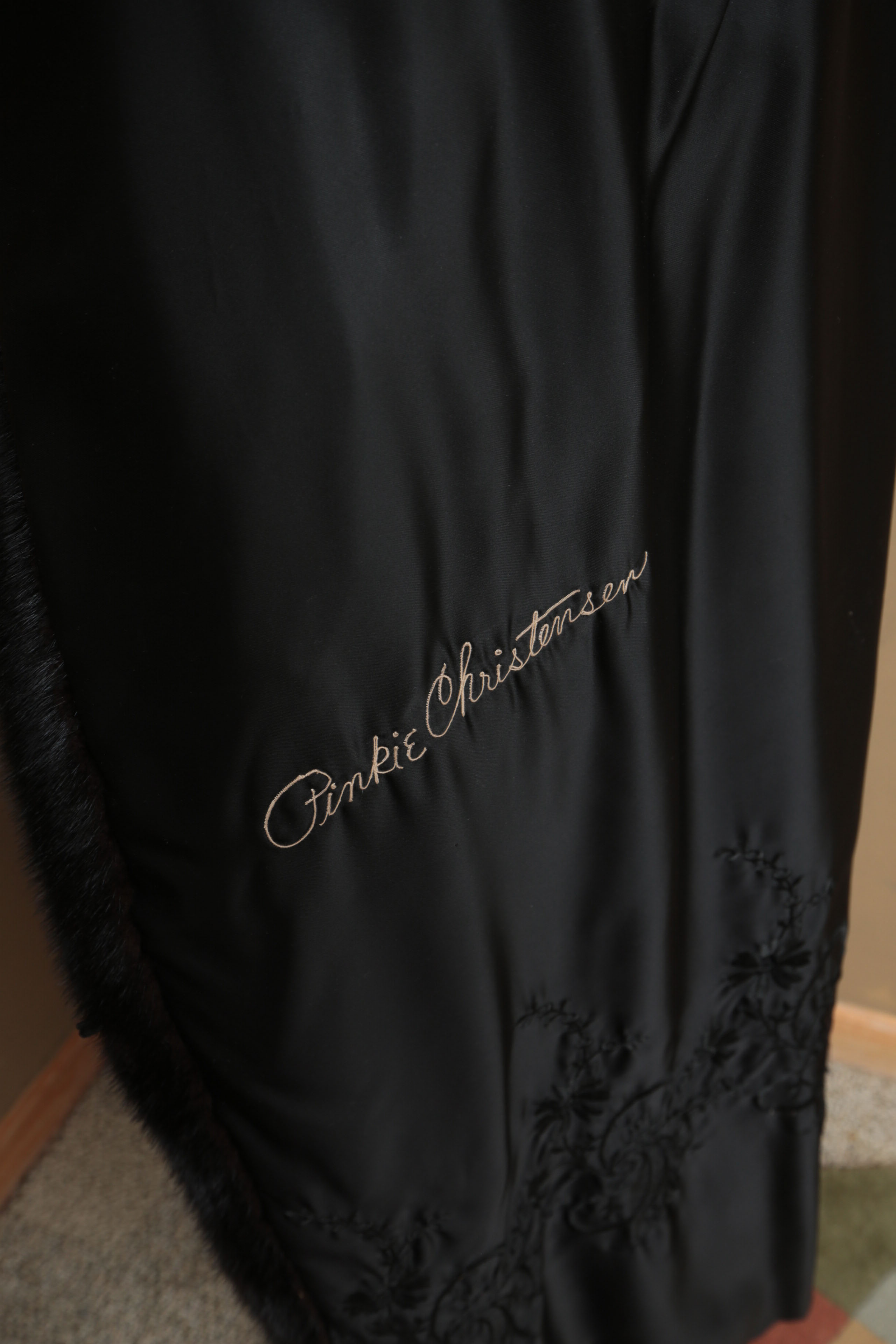 Himmel & Sons Black Orchid Mink Fur Coat