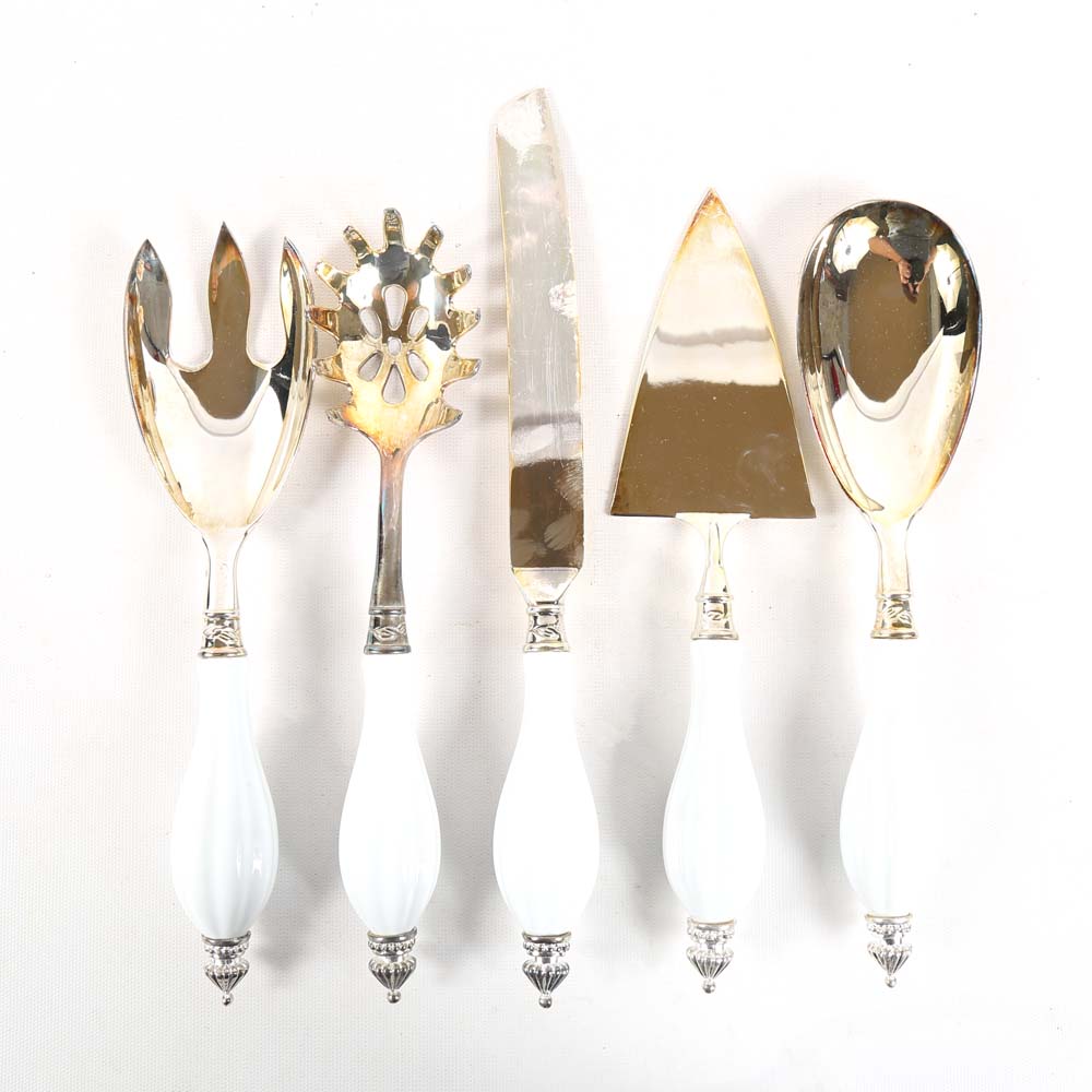 Godinger Plated Silver Serving Utensils