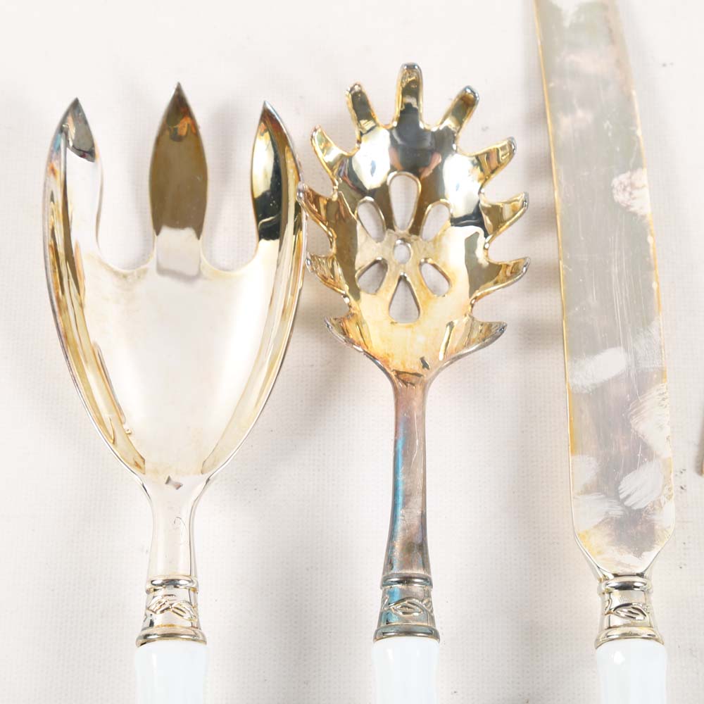 Godinger Plated Silver Serving Utensils