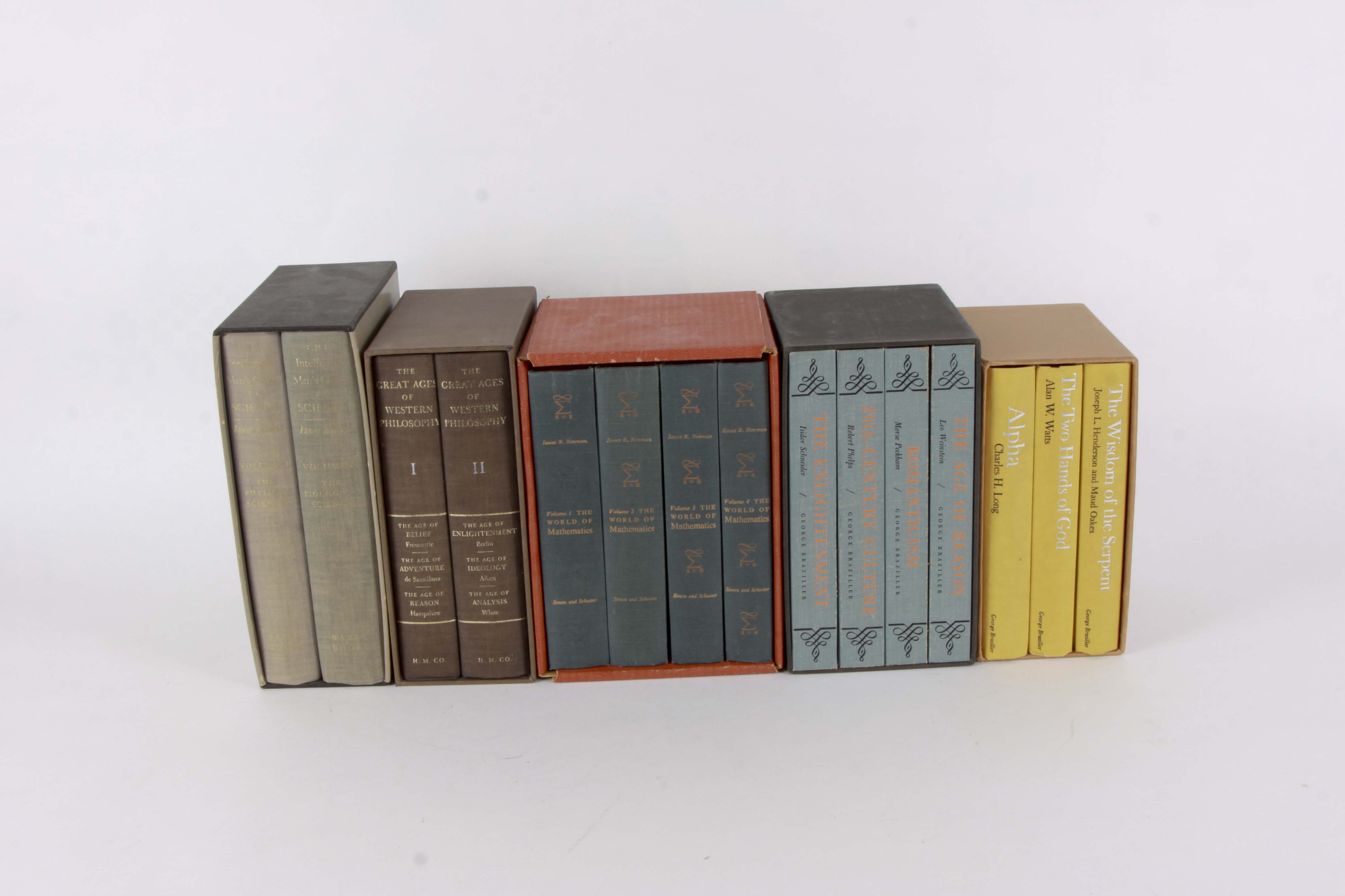 Five Vintage Boxed Sets Featuring Philosophy, Science, Mathematics, and More