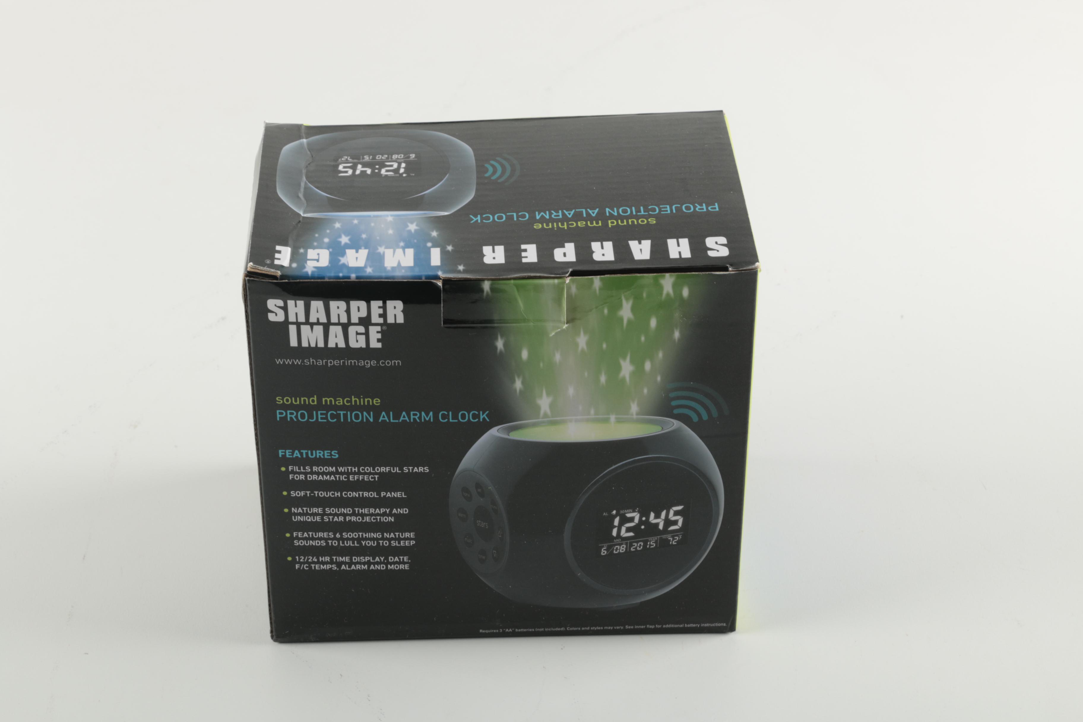 Sharper Image Projection Alarm Clock