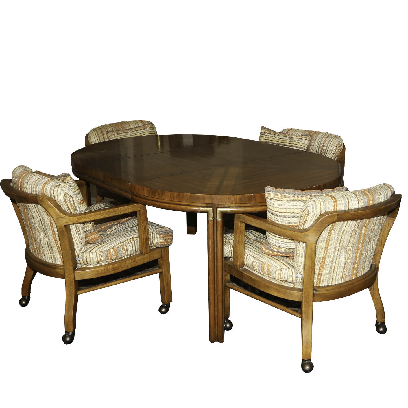 Vintage "Accolade" Dining Table and Chairs by Drexel Heritage