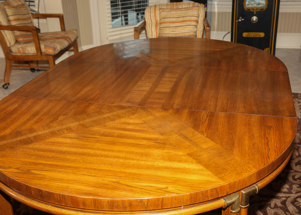 Vintage "Accolade" Dining Table and Chairs by Drexel Heritage