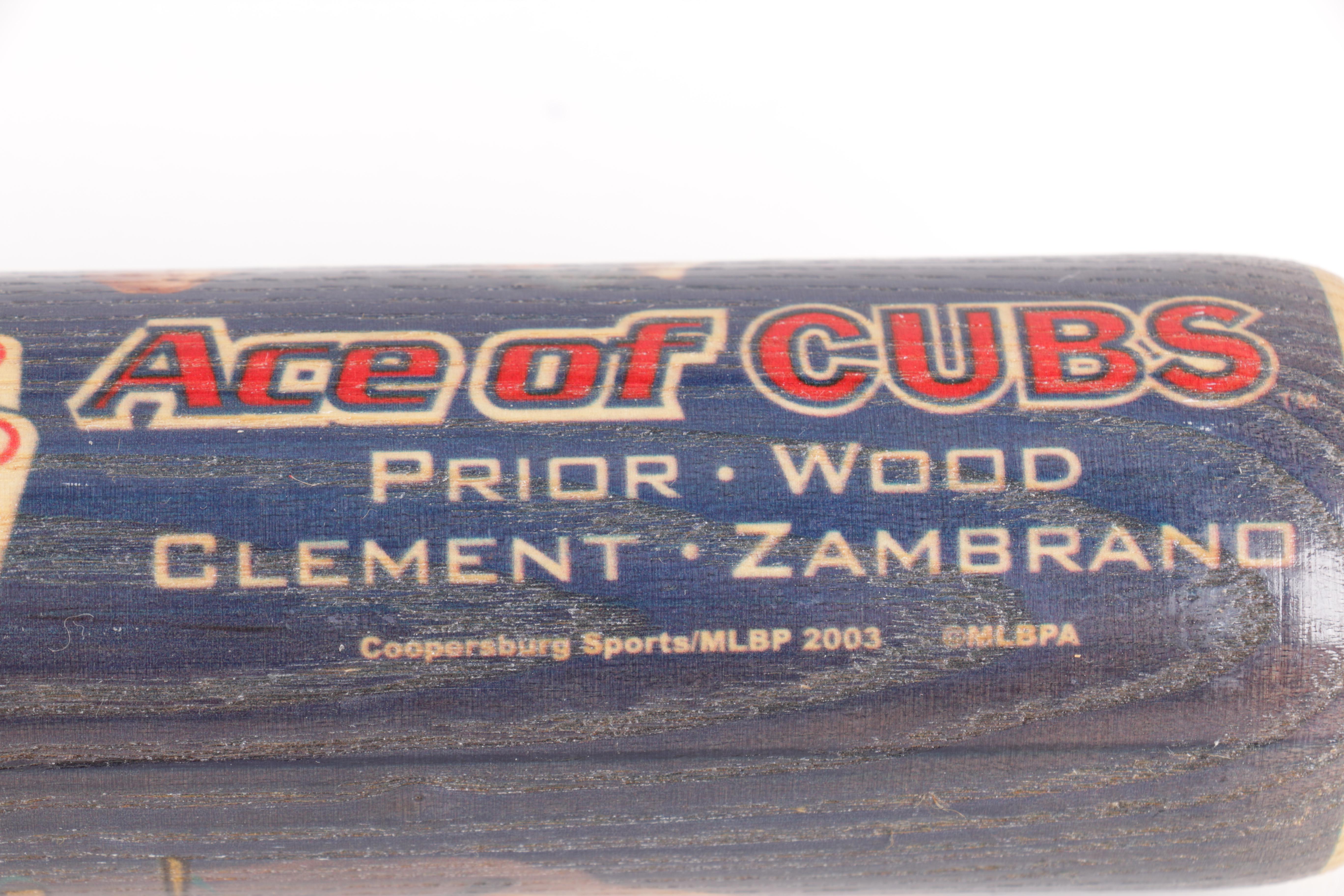 2003 "Ace of Cubs" Louisville Slugger Baseball Bat
