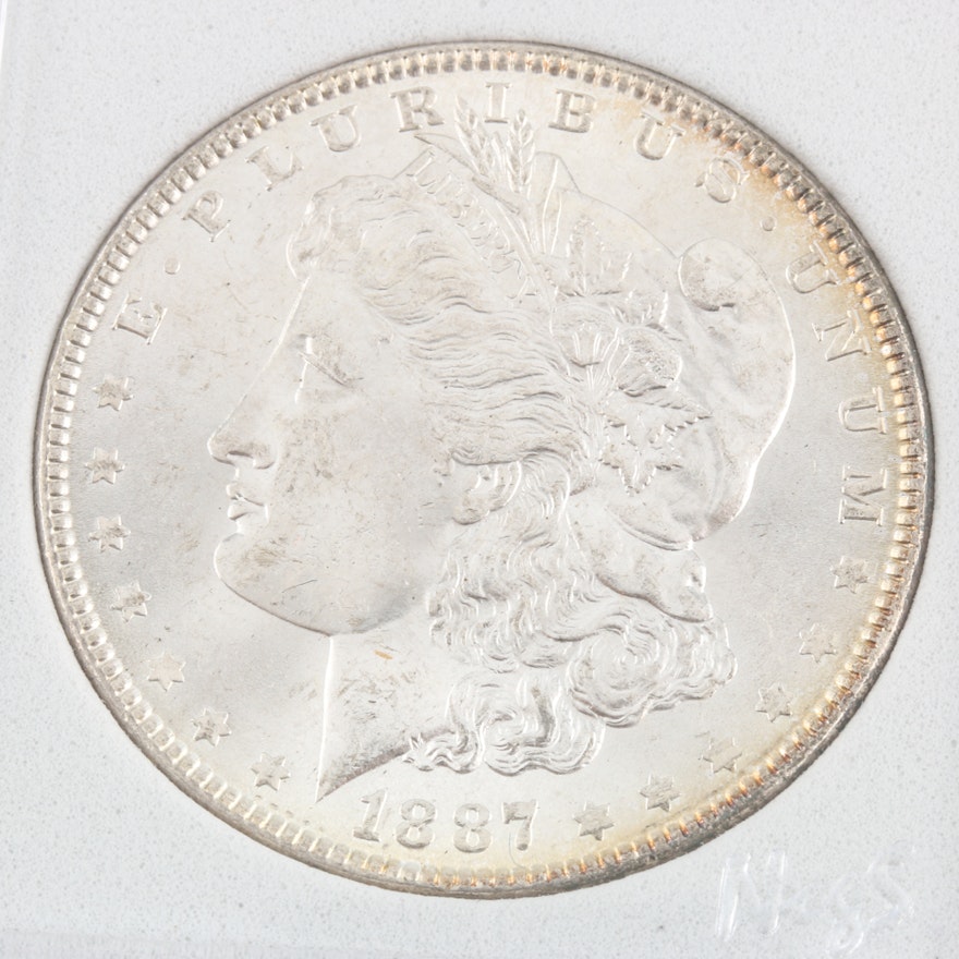 1887 Silver Morgan Dollar