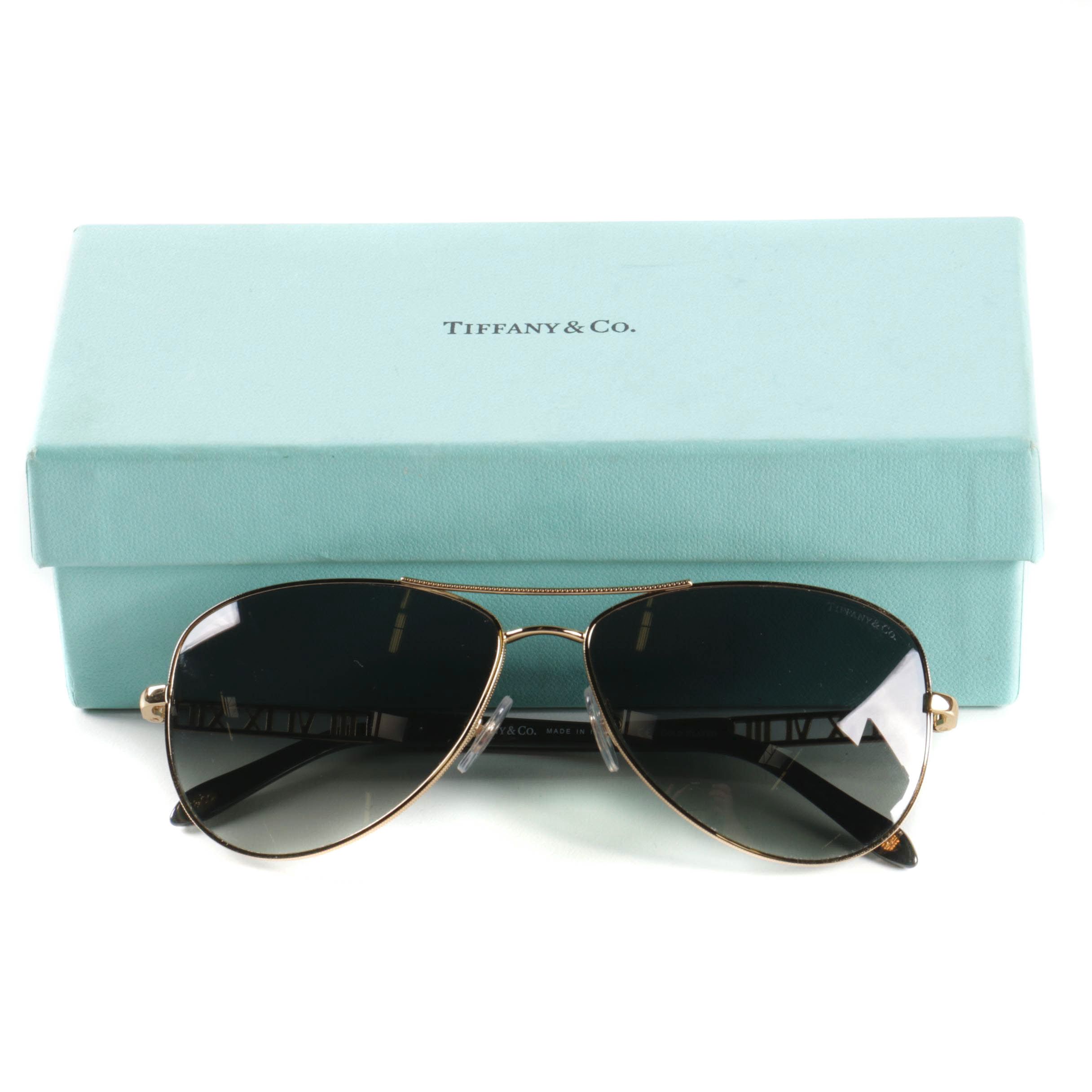 Tiffany & Co. Atlas Collection Aviator Sunglasses