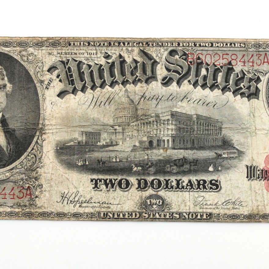 Series of 1917 Two dollar United States Note