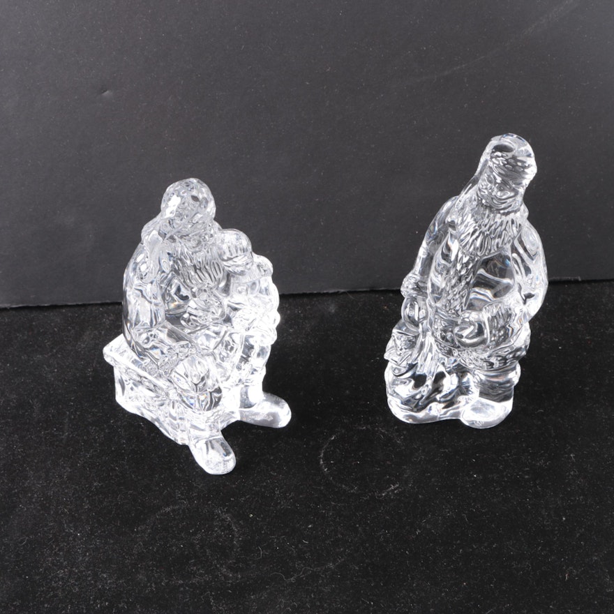 Waterford Crystal Santa Claus Figurines