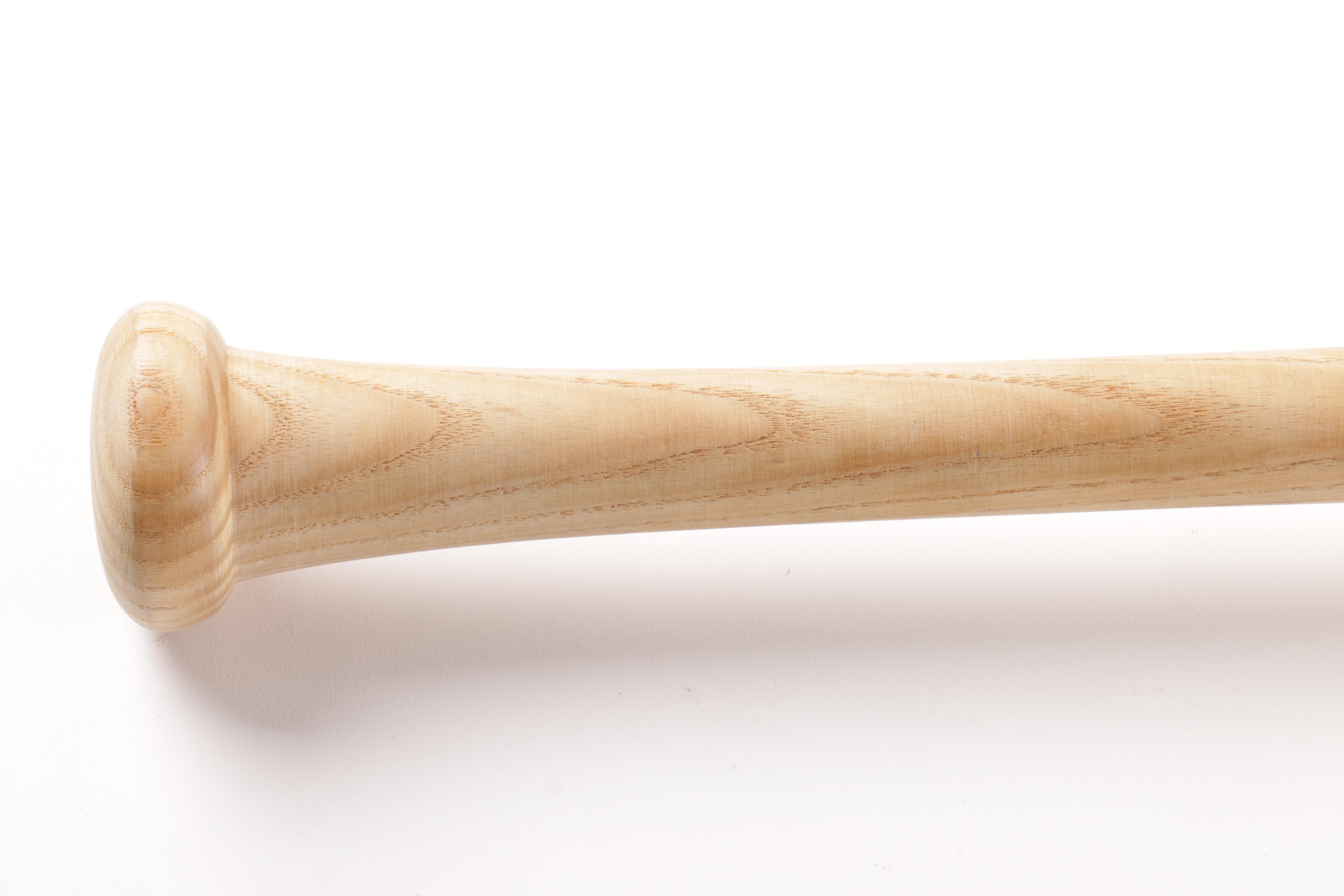 Signed Mark Prior Wood Baseball Bat