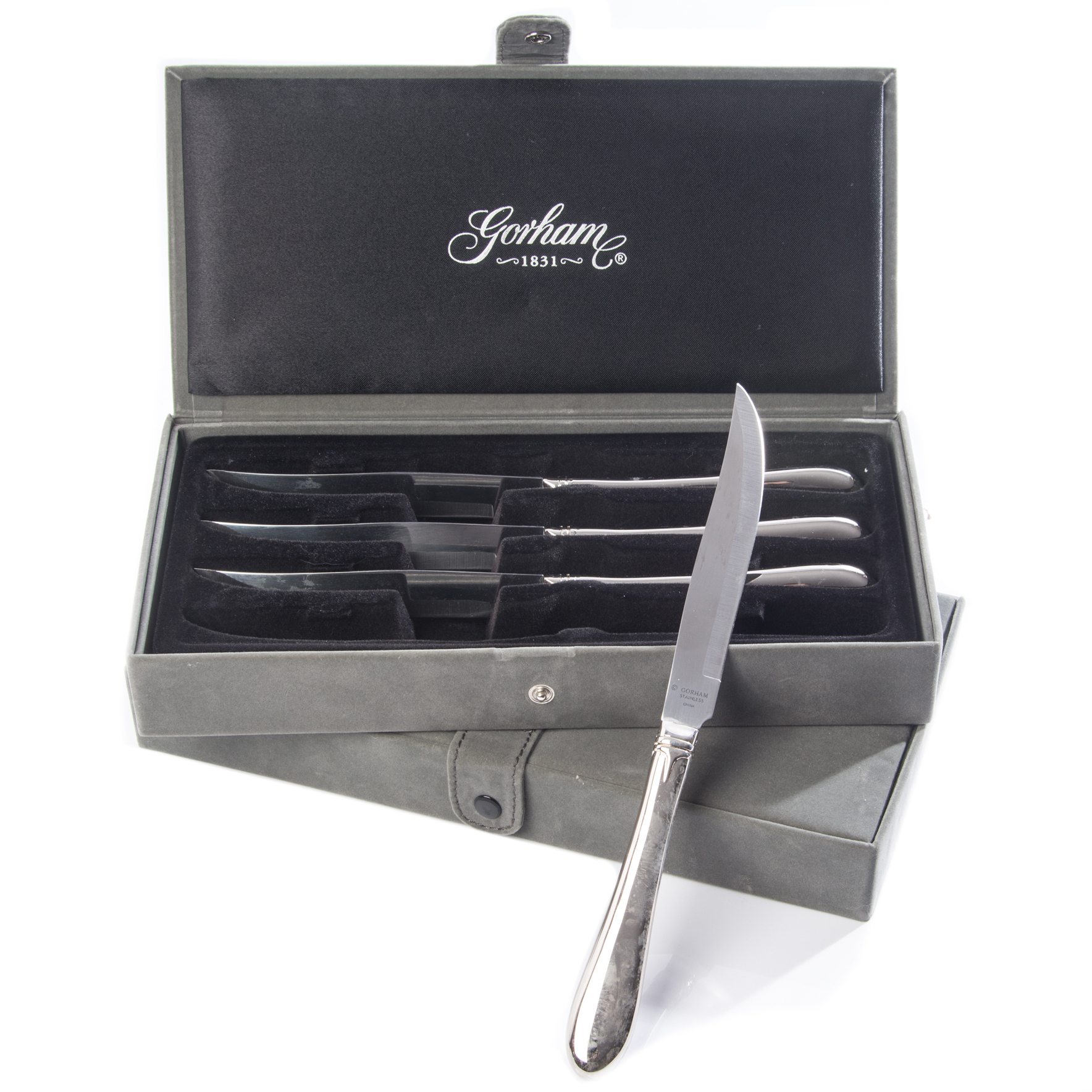 Gorham "Meredith" Stainless Steel Steak Knives