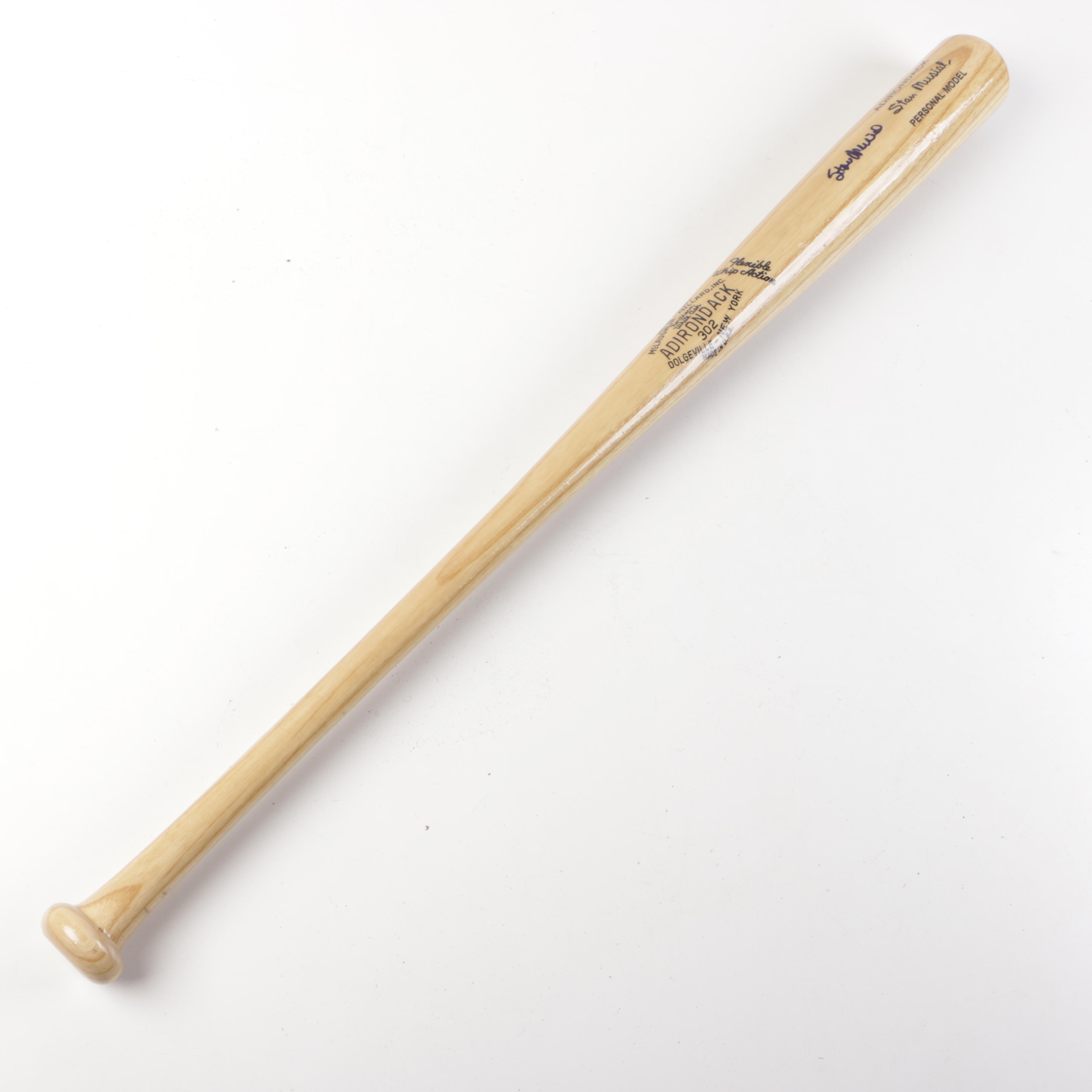 Autographed Stan Musial Adirondack Personal Model Baseball Bat