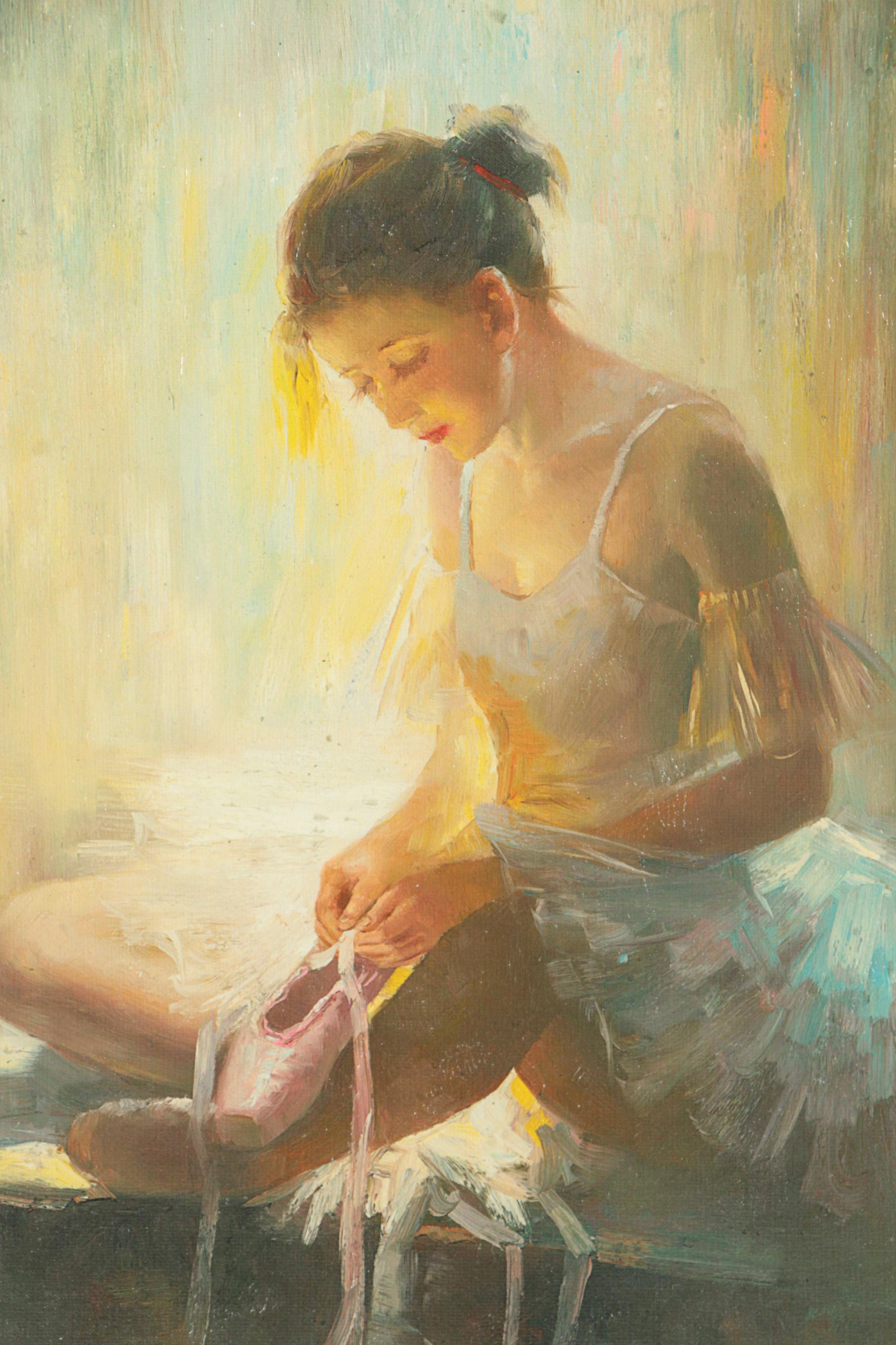 Giclee After Delano Holland's Painting "Dress Rehearsal"