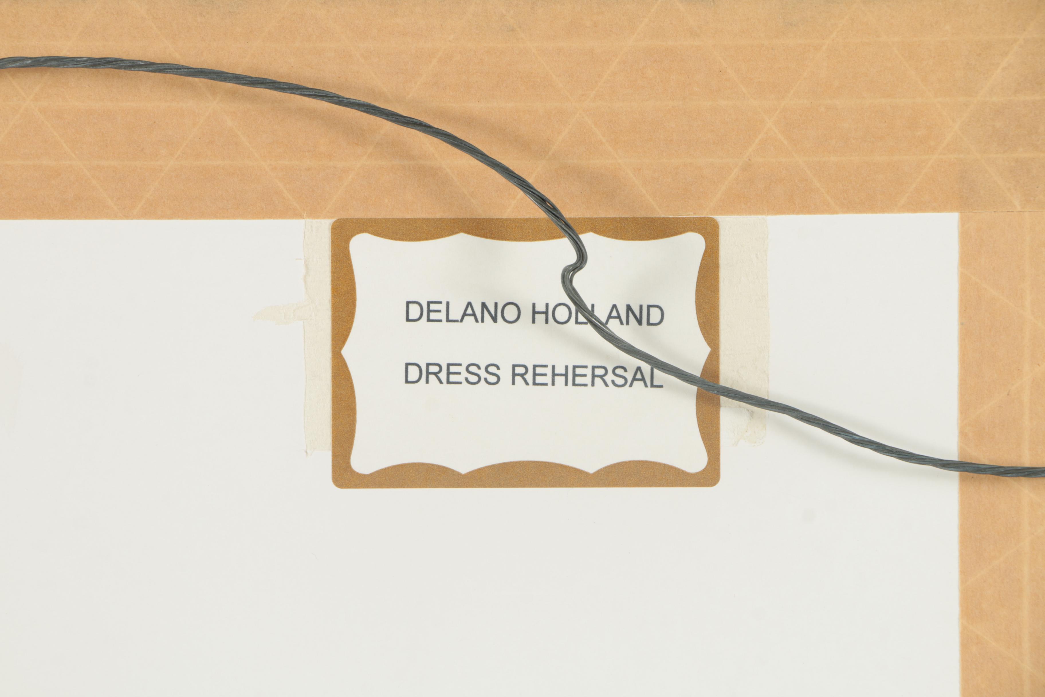 Giclee After Delano Holland's Painting "Dress Rehearsal"