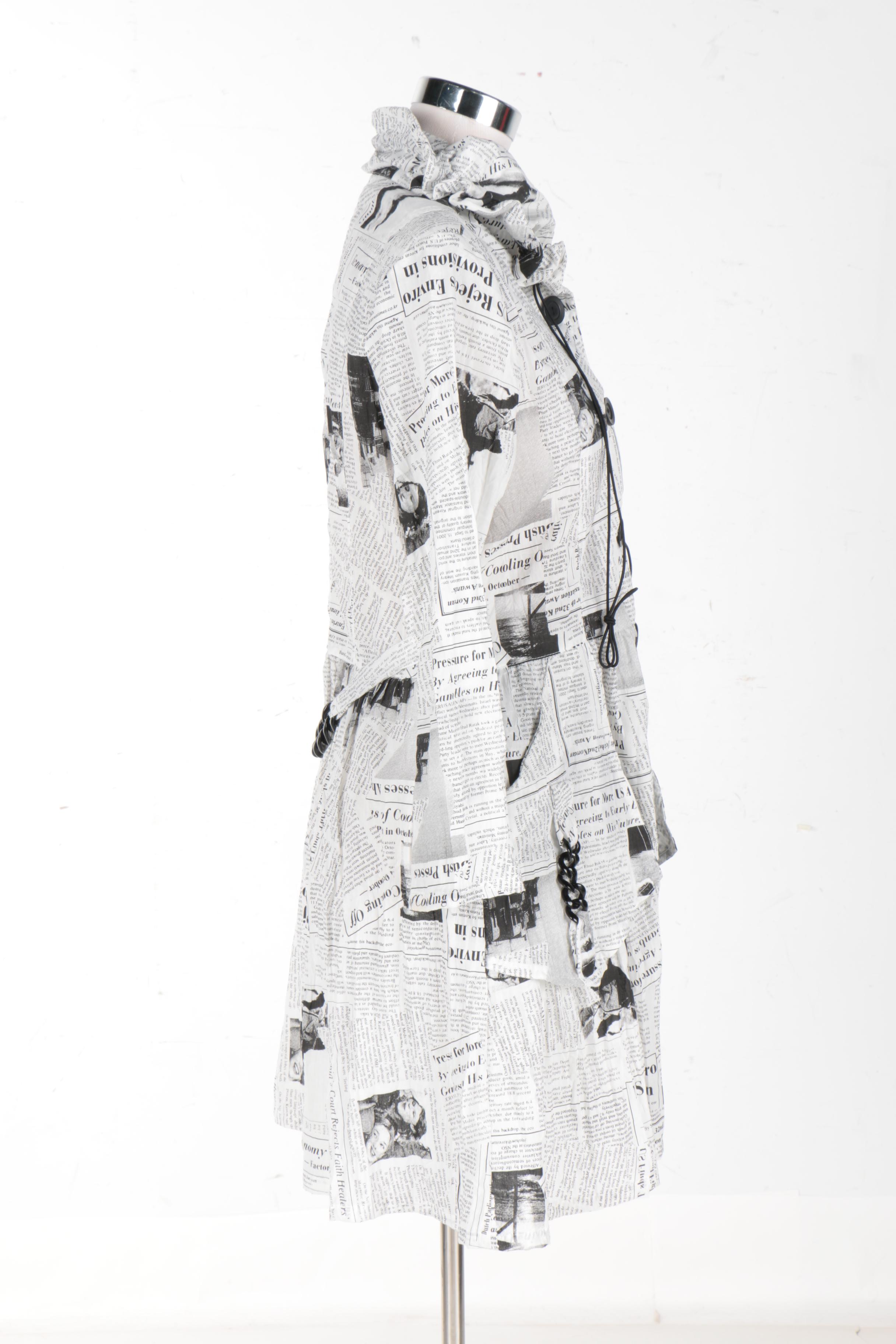 IC Collection Newspaper Print Jacket