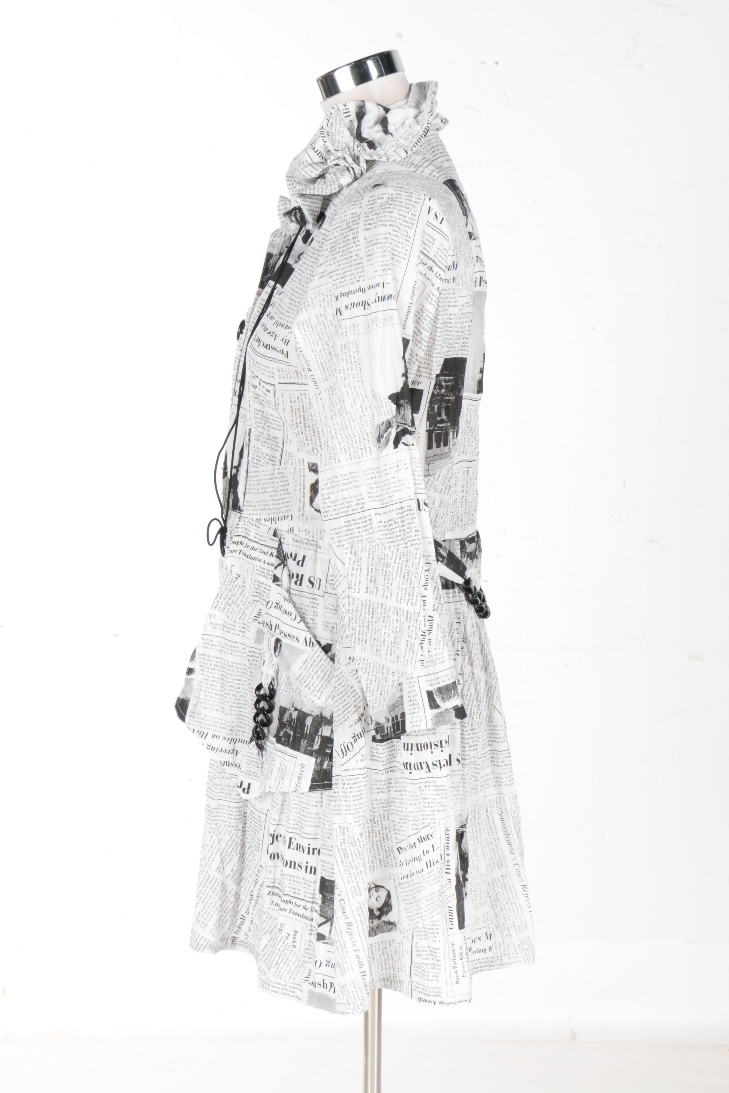 IC Collection Newspaper Print Jacket