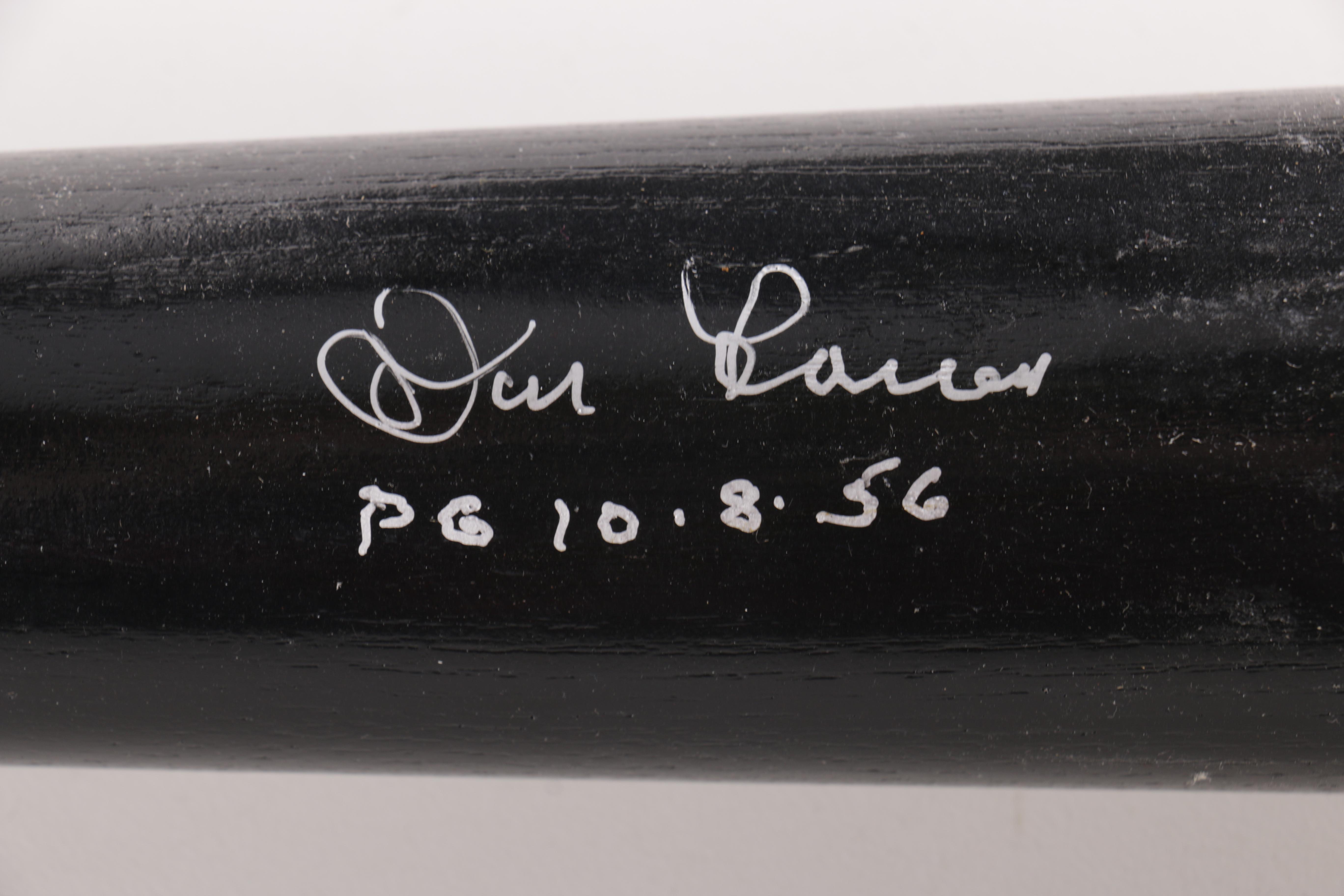 Don Larsen Autographed Baseball Bat