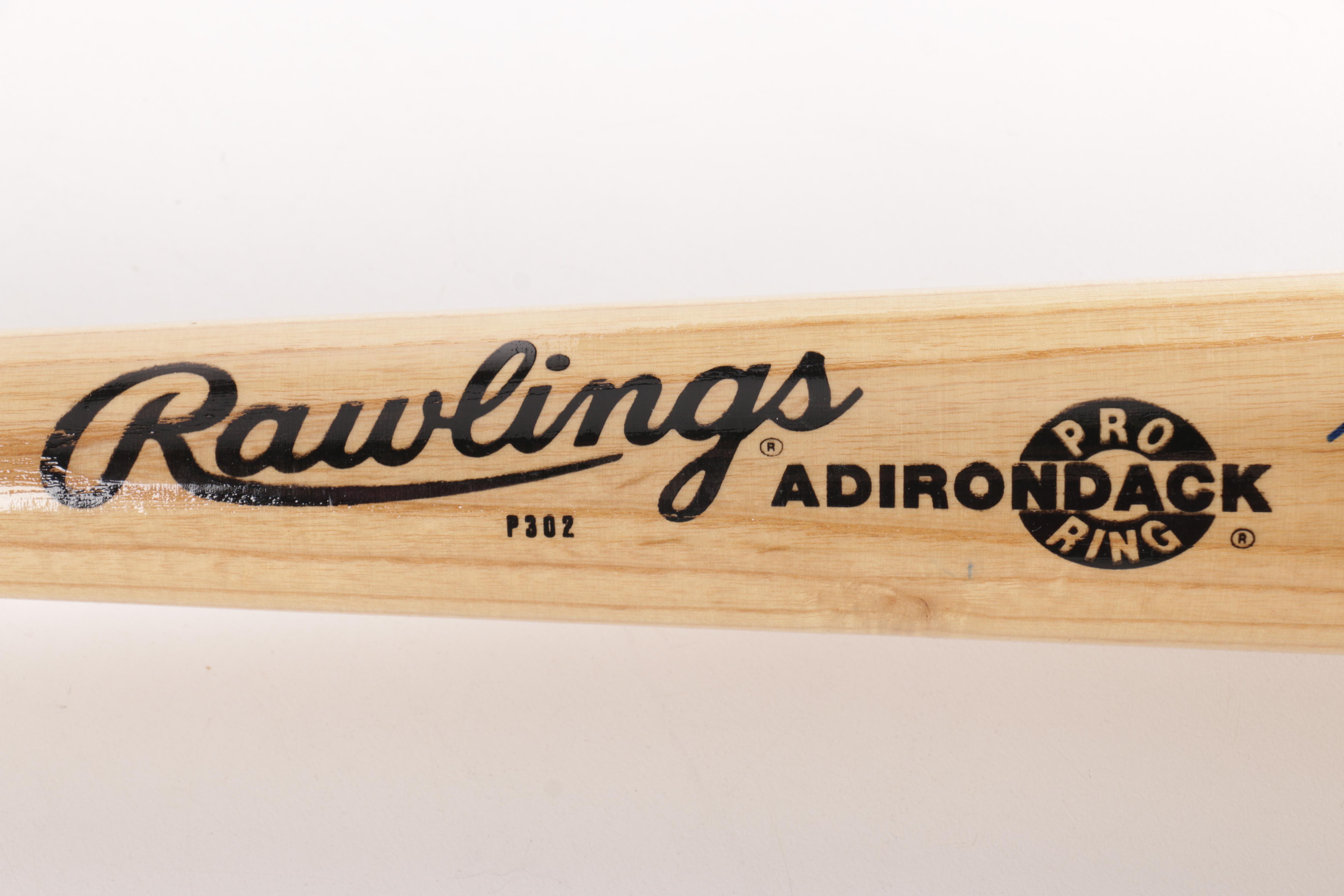 Signed Dale Murphy Wood Baseball Bat