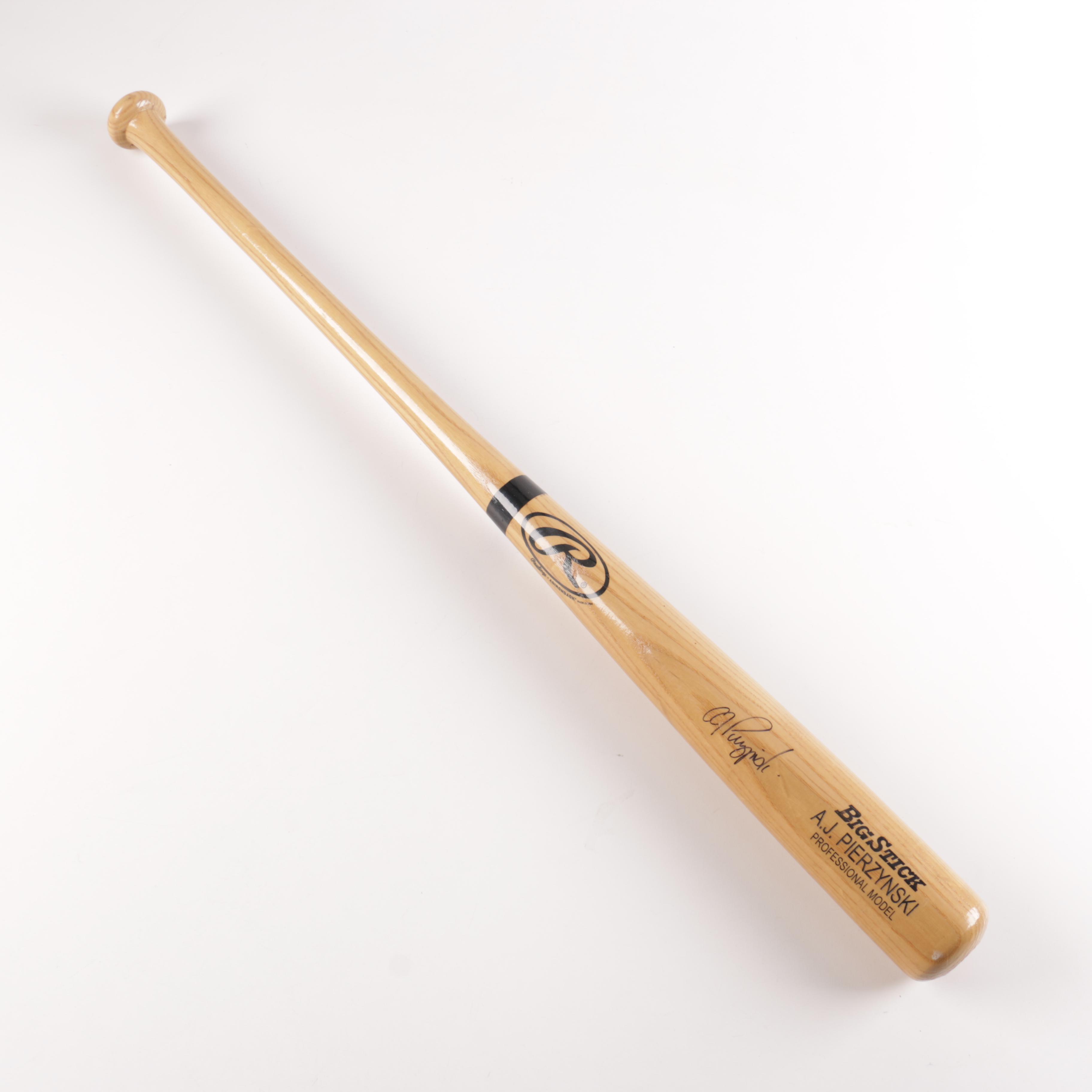 A. J. Pierzynski Autographed Baseball Bat