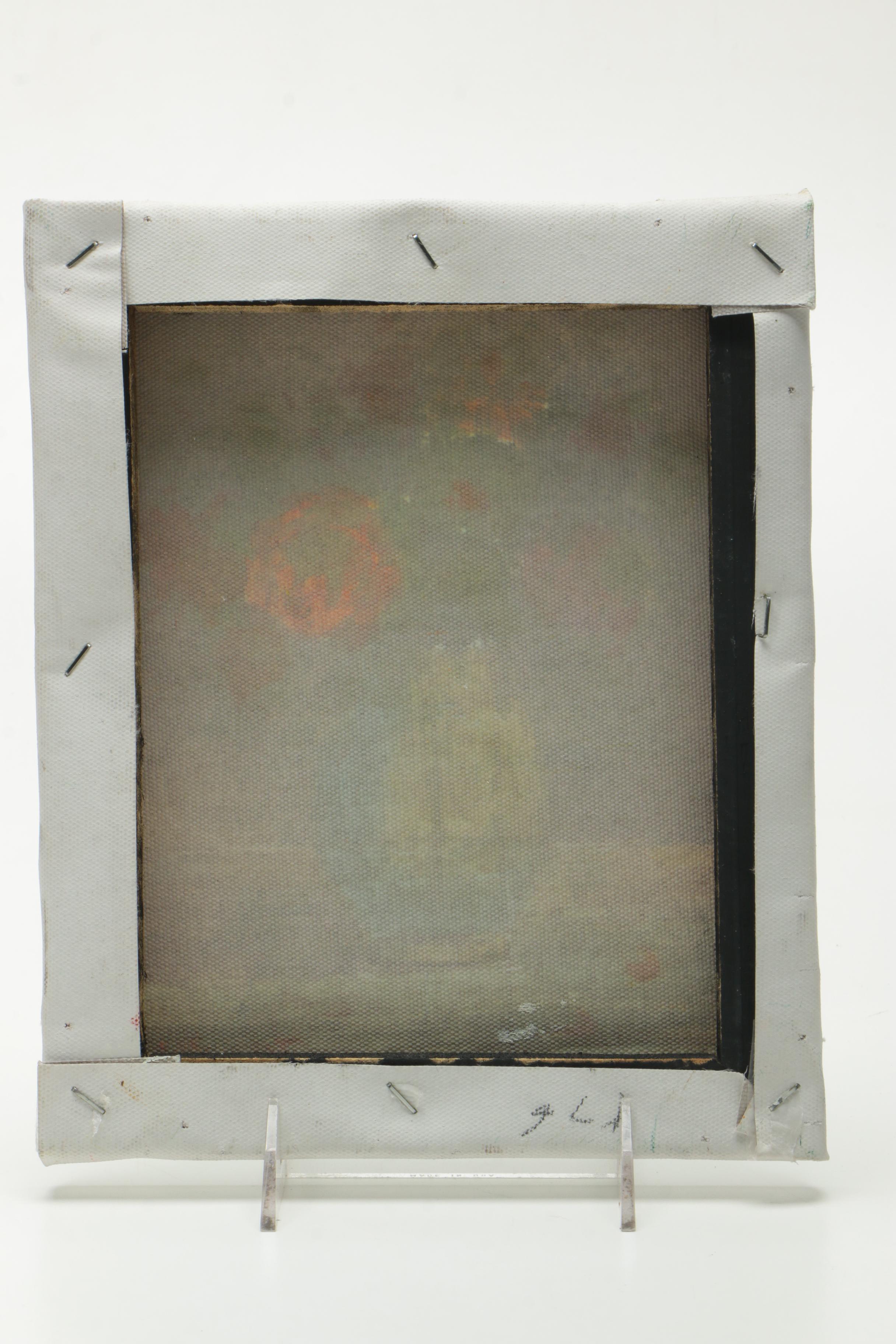 Jane Oil Painting on Canvas of Floral Still Life