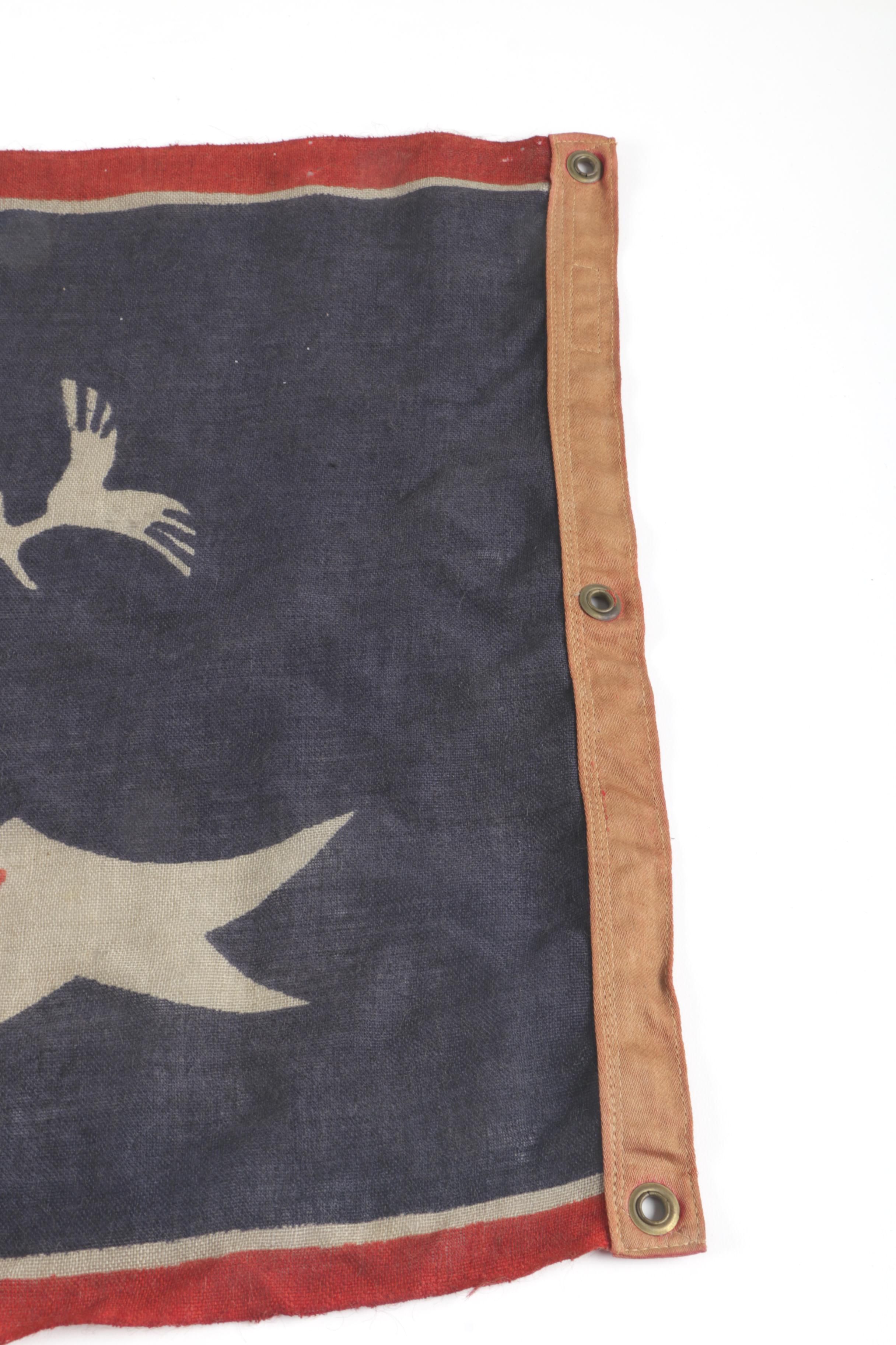 1930s "Seuss Navy" Cloth Flag