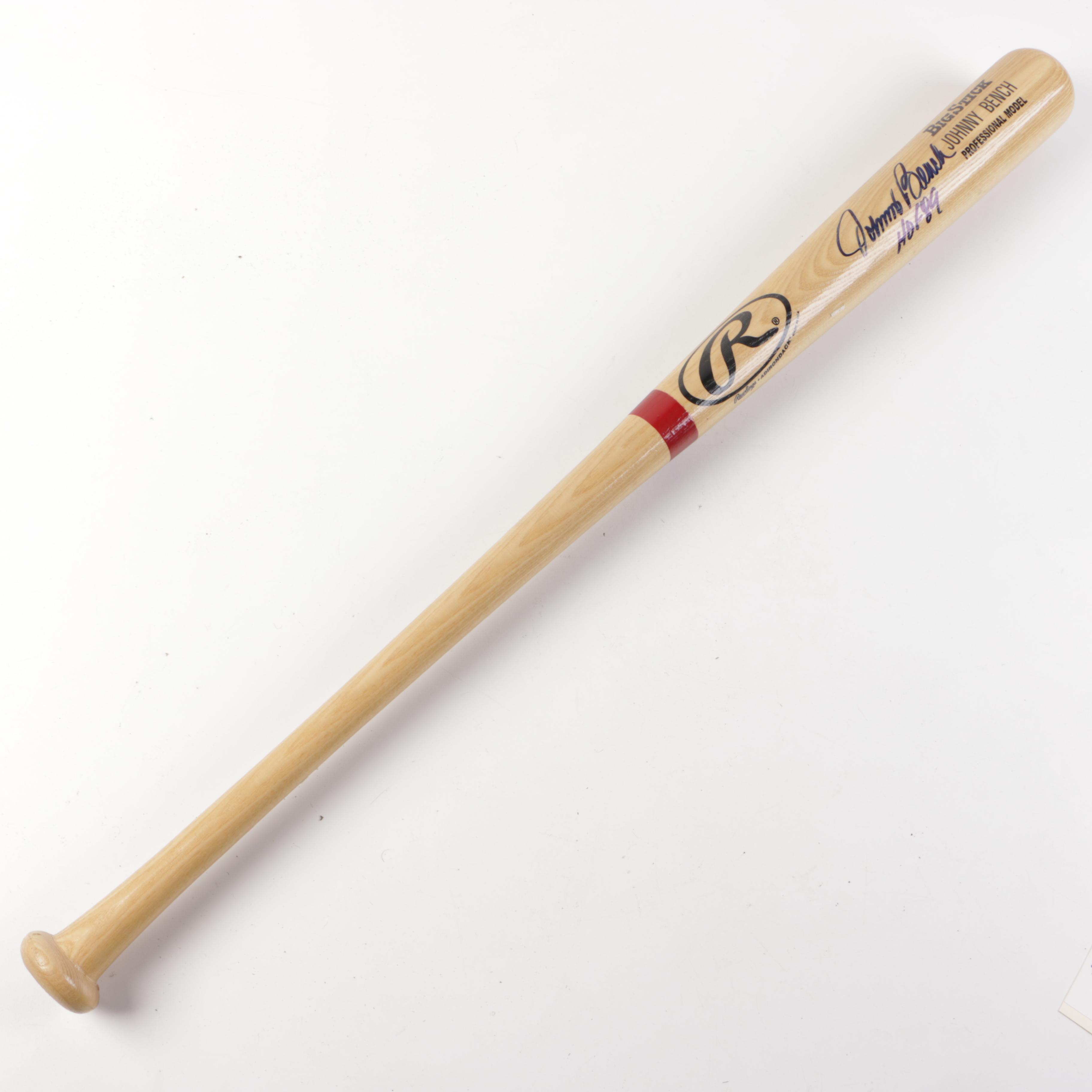Rawlings "Big Stick" Signed Baseball Bats Including Pete Rose and Chipper Jones
