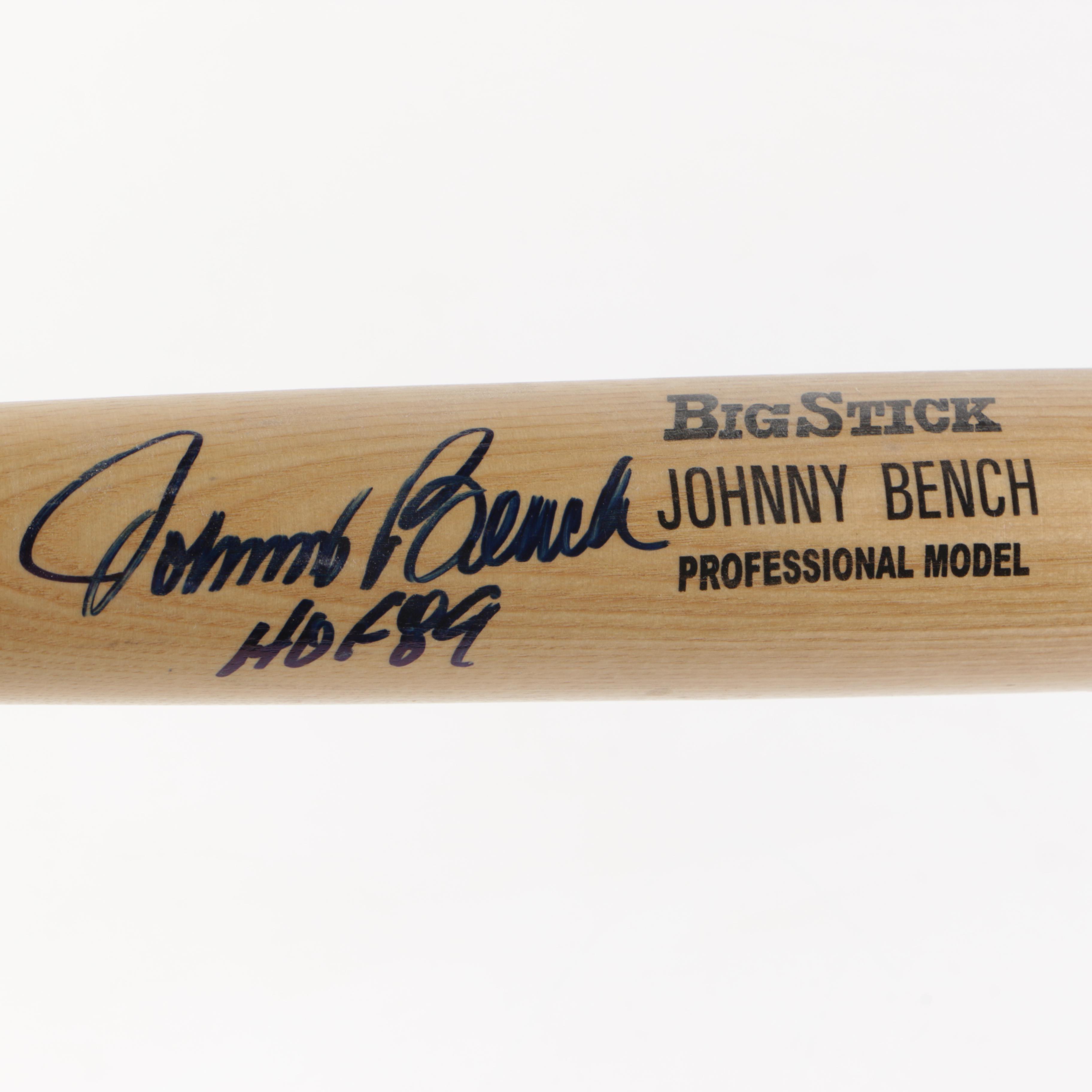 Rawlings "Big Stick" Signed Baseball Bats Including Pete Rose and Chipper Jones