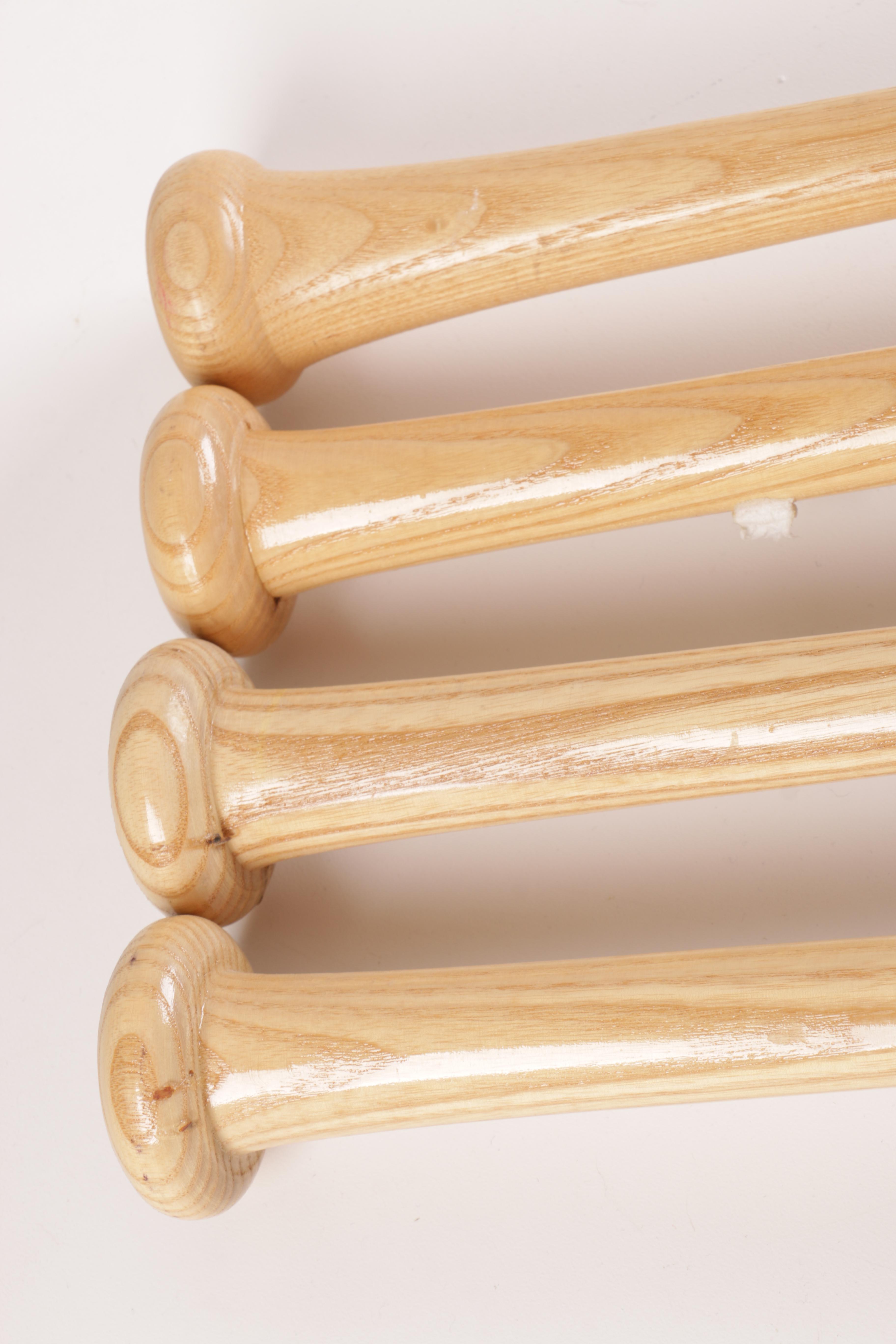 Signed Baseball Bats Including Nolan Ryan and Ron Santo