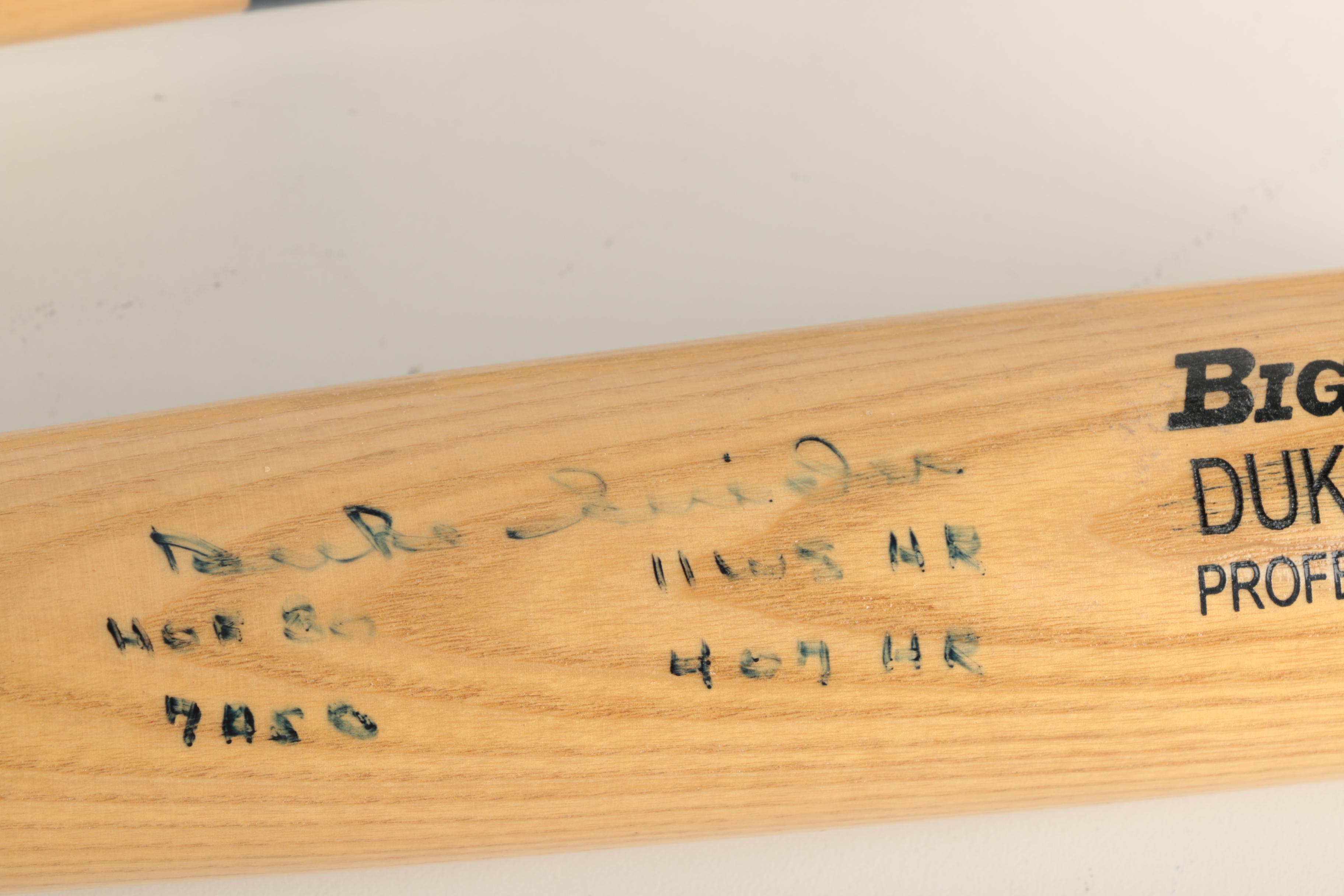 Rawlings Big Stick Professional Model Autographed Bats