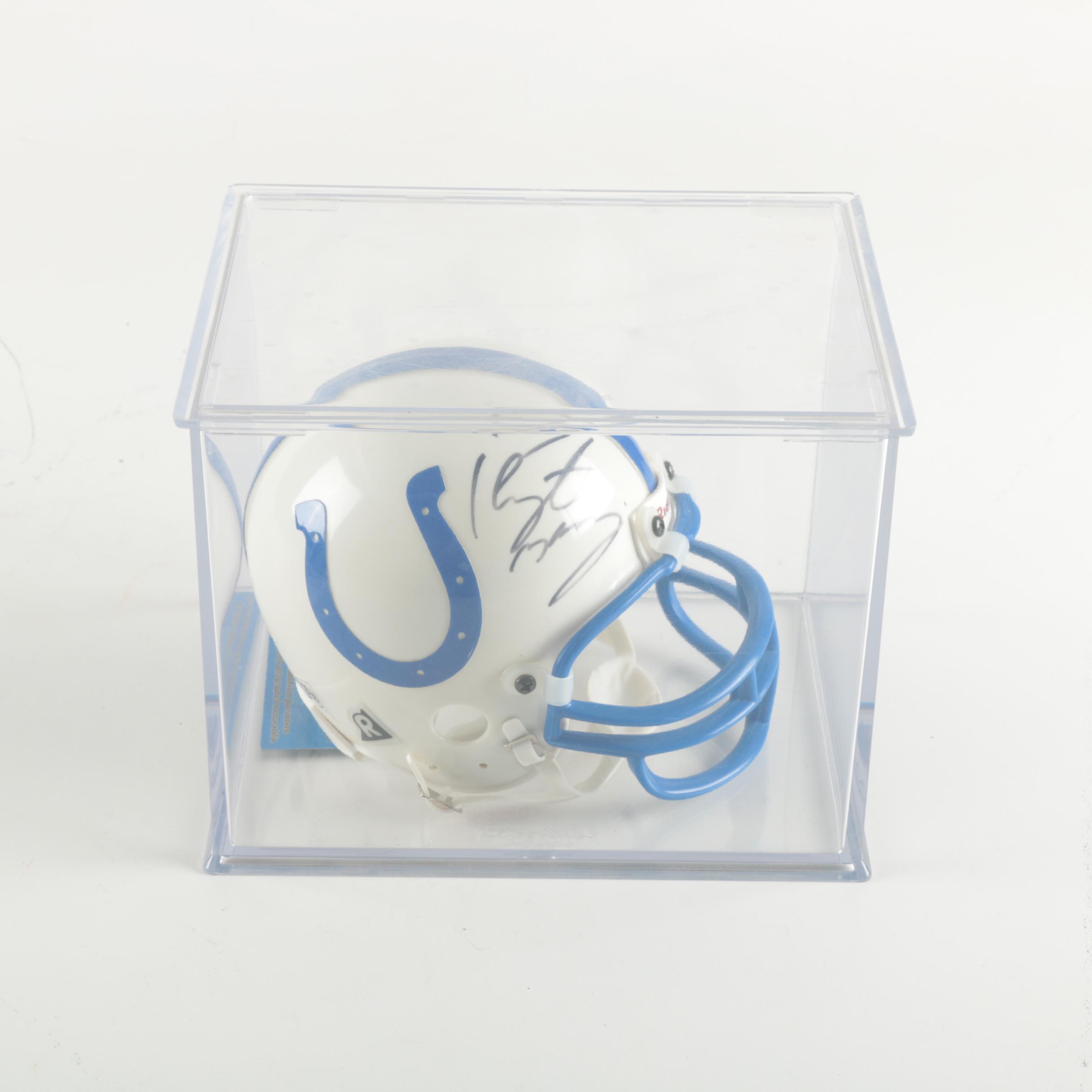 Peyton Manning Autographed Miniature Helmet