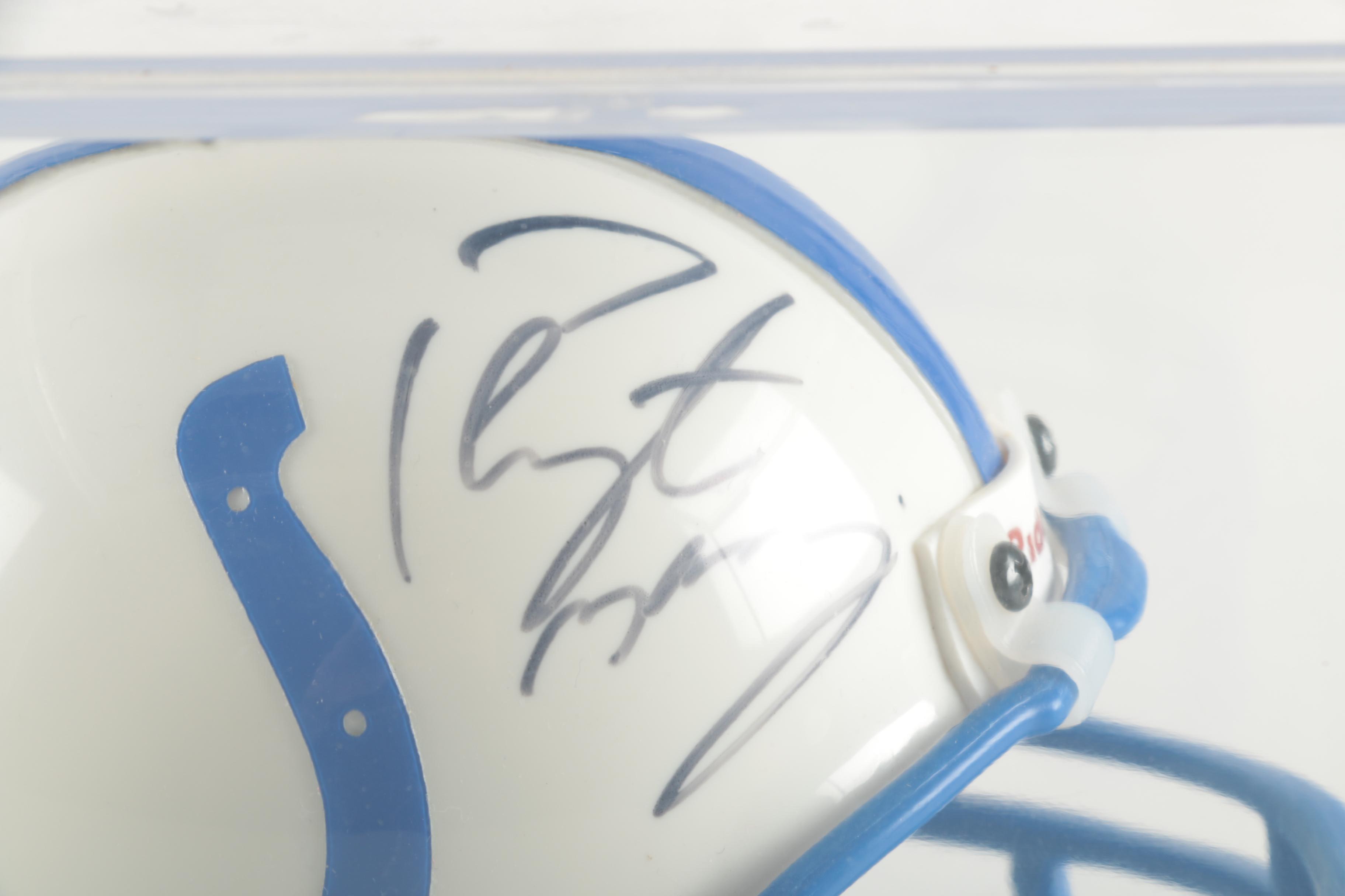 Peyton Manning Autographed Miniature Helmet