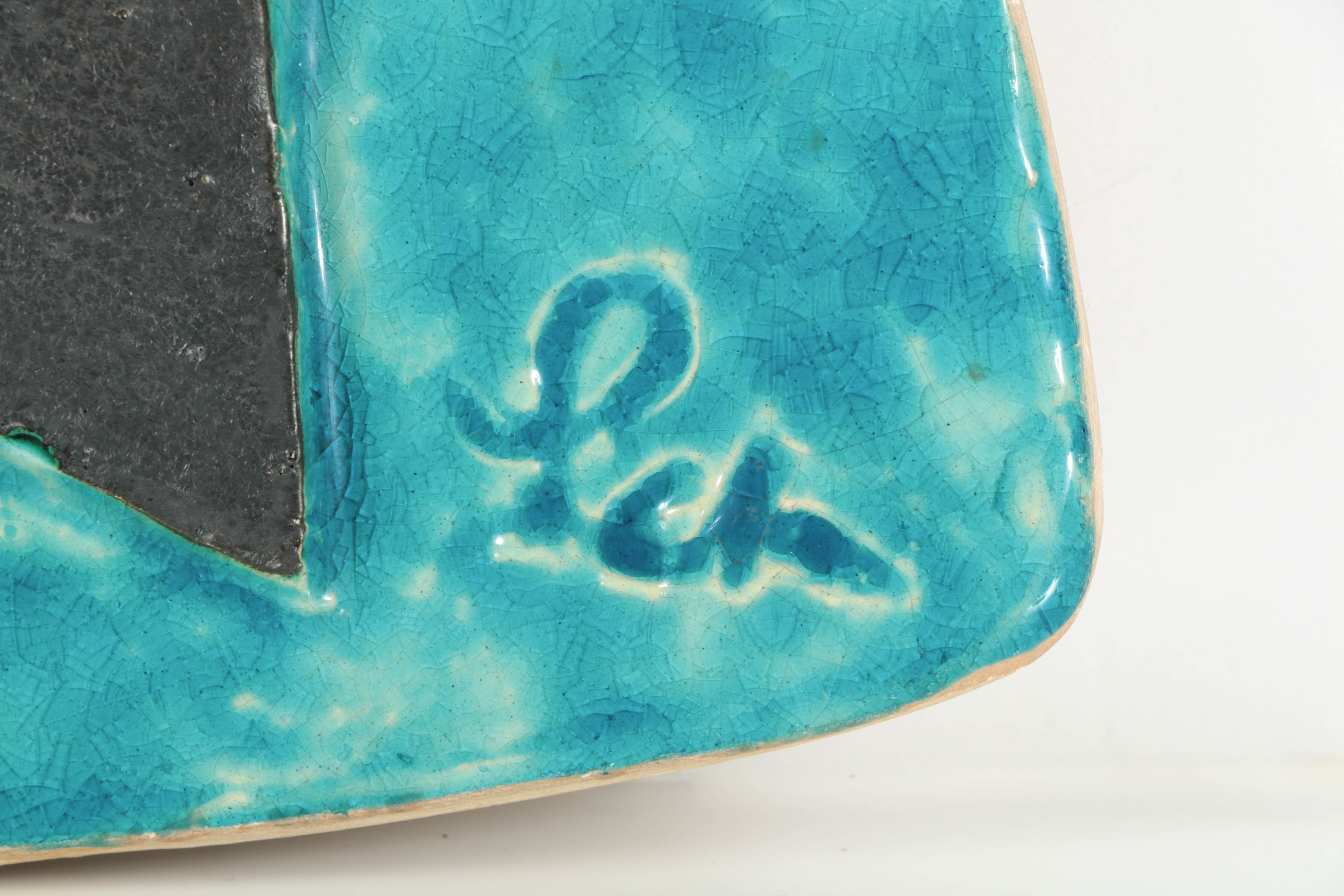 Helmut Schäffenacker Ceramic Wall Plaque of Stylized Ducks