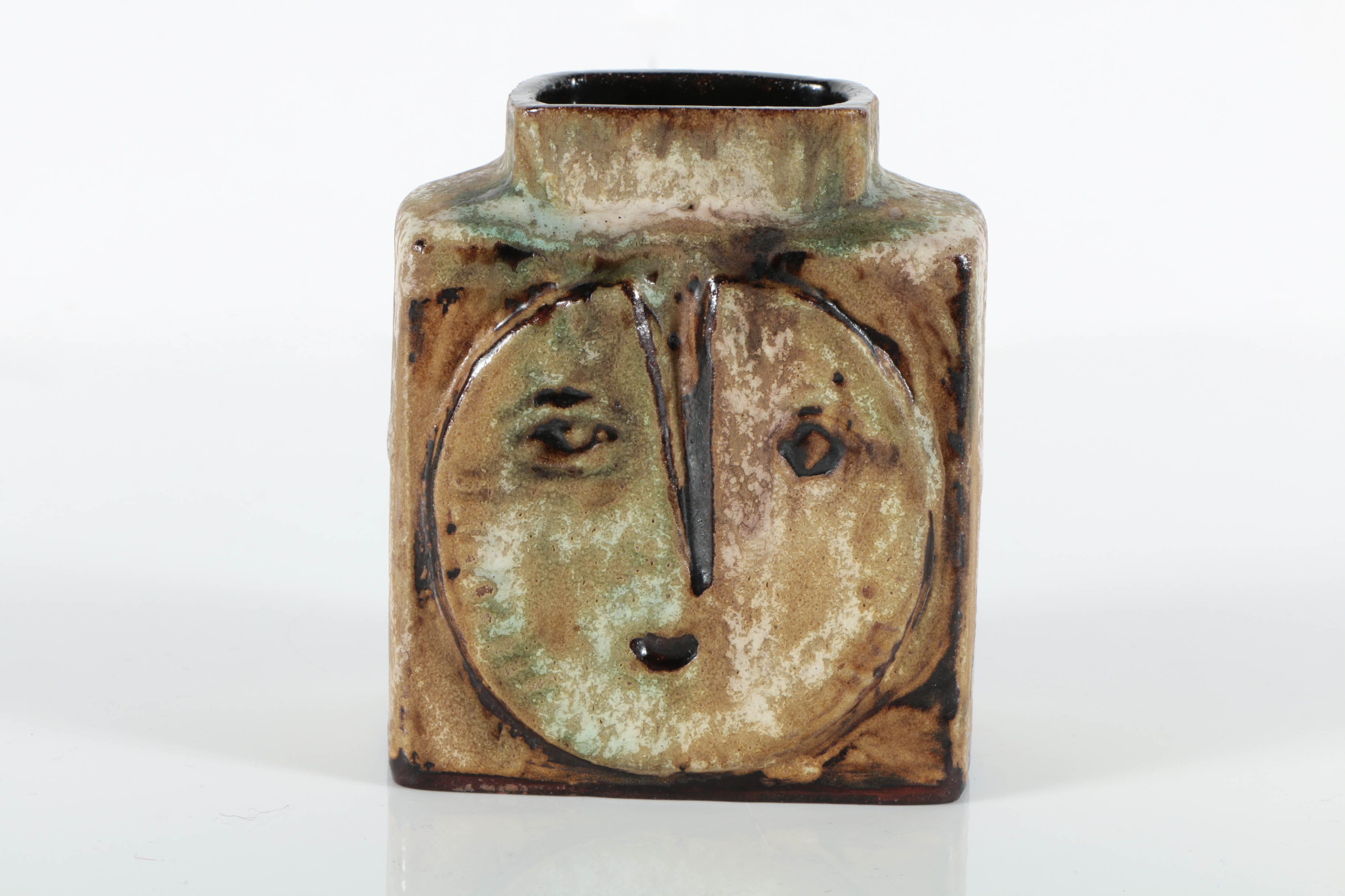 Helmut Schäffenacker Decorative Vase "Faces"