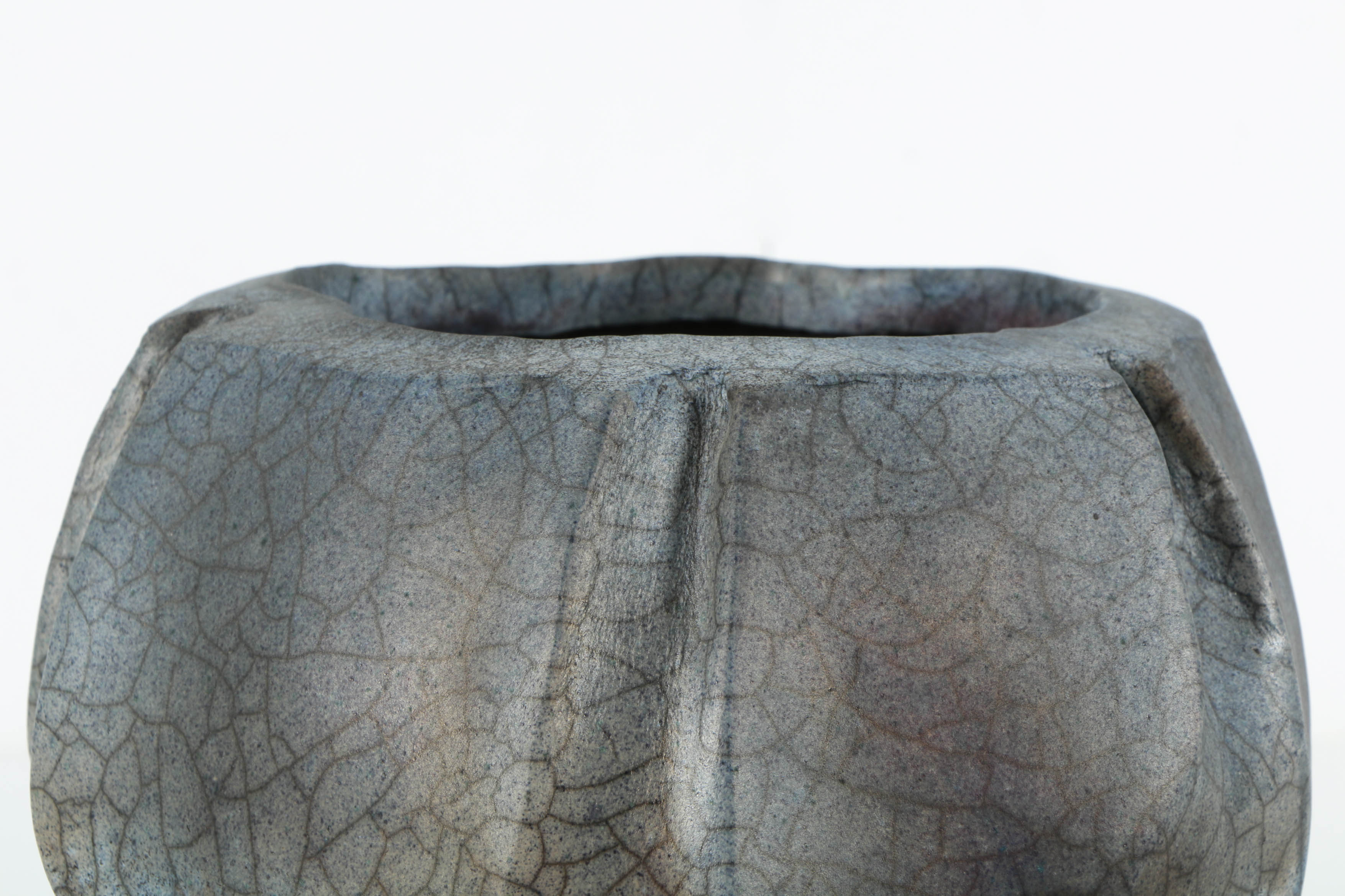 Hand Thrown and Altered Raku Fired Bowl