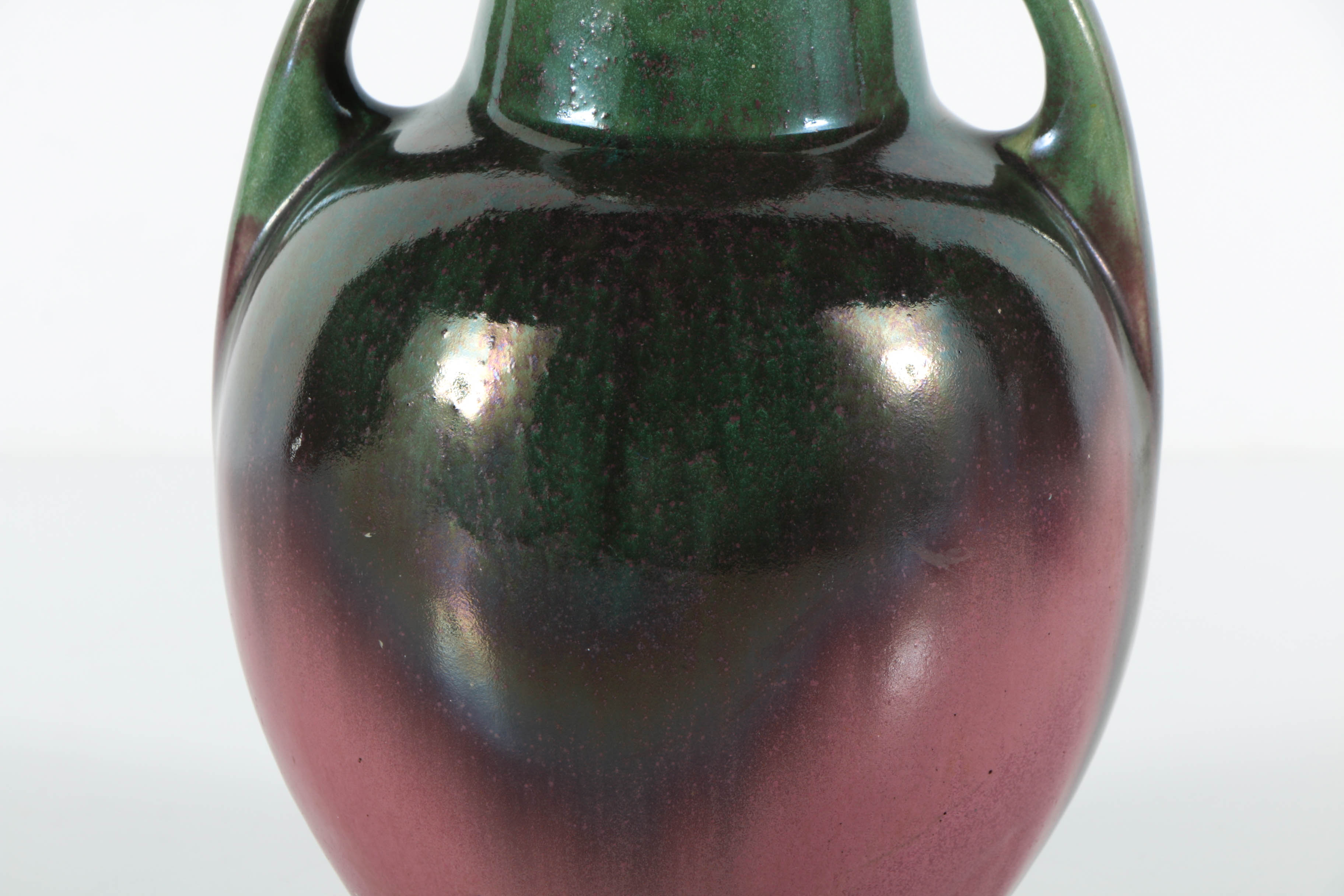 Fulper Ceramic Double-Handled Vase