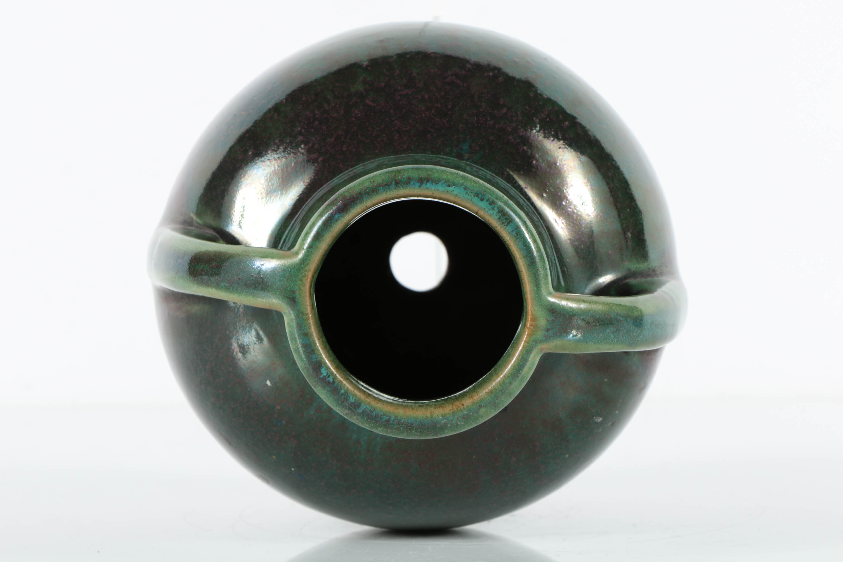 Fulper Ceramic Double-Handled Vase