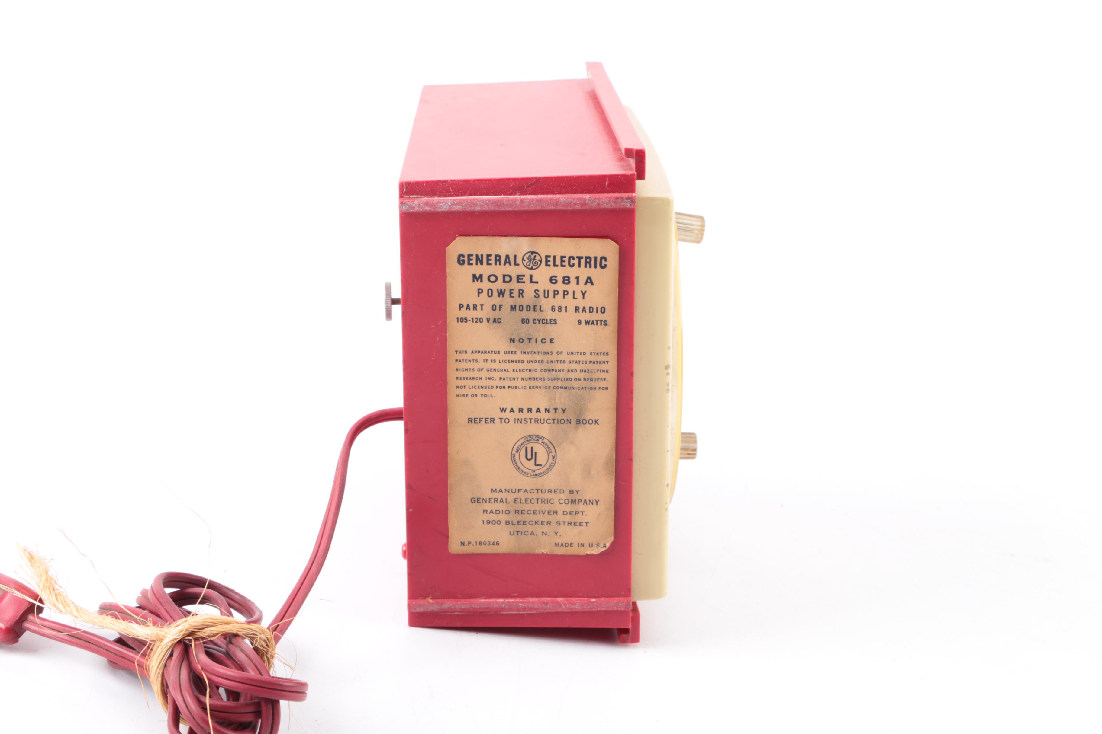 Vintage General Electric Shelf Clock