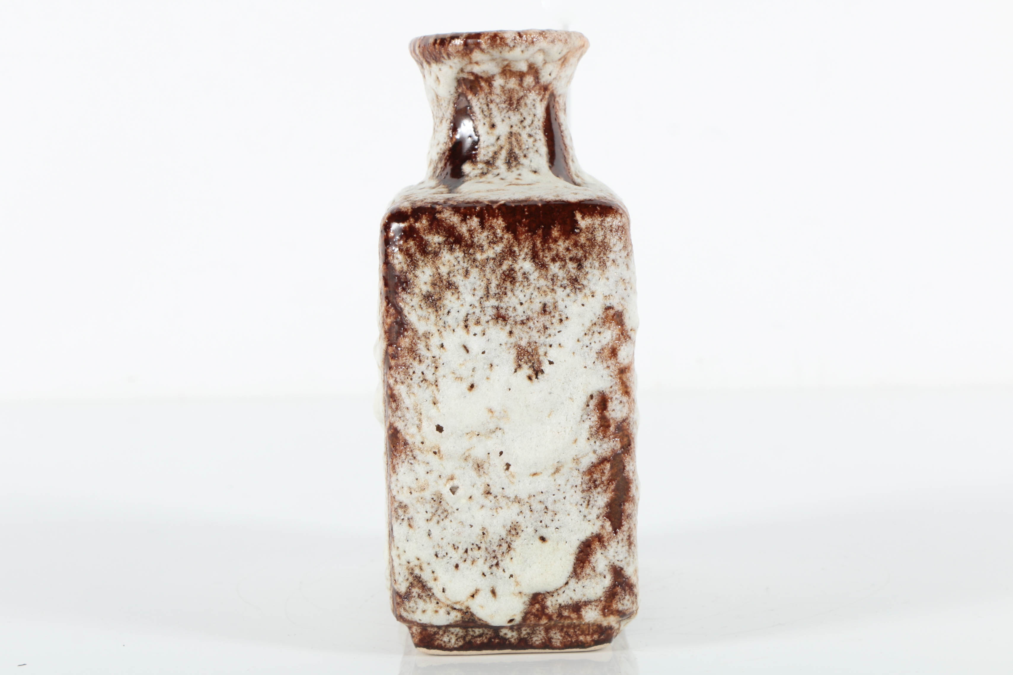 Attributed to Jopeko Keramic Fat Lava Handled Vase