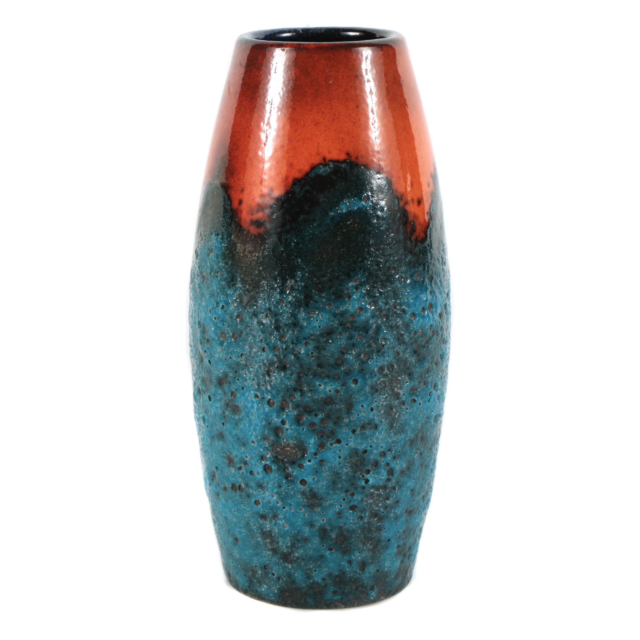 West German Studio Fat Lava Vase
